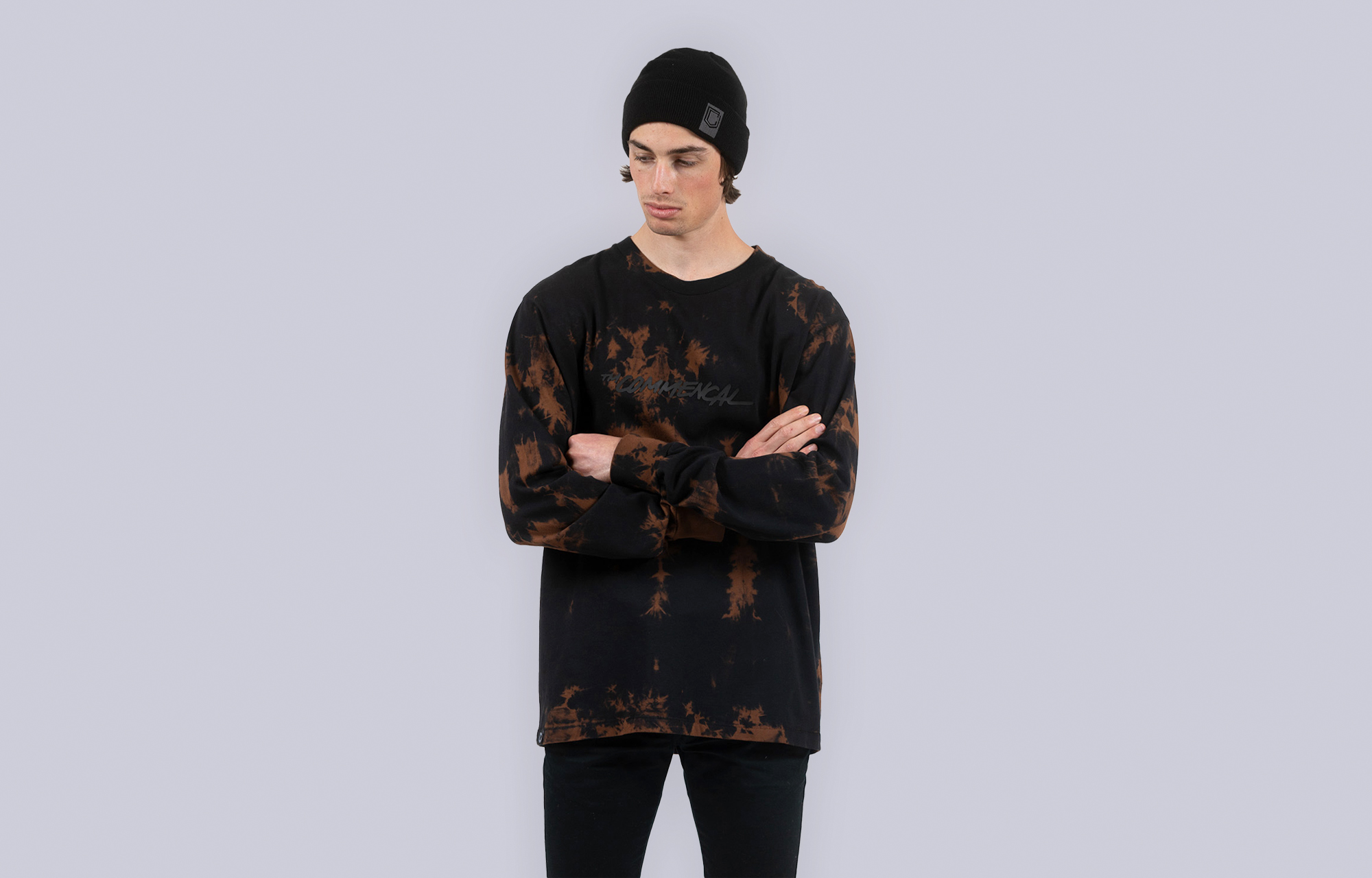 COMMENCAL MEN TYE DYE LONG SLEEVE T-SHIRT image number 0