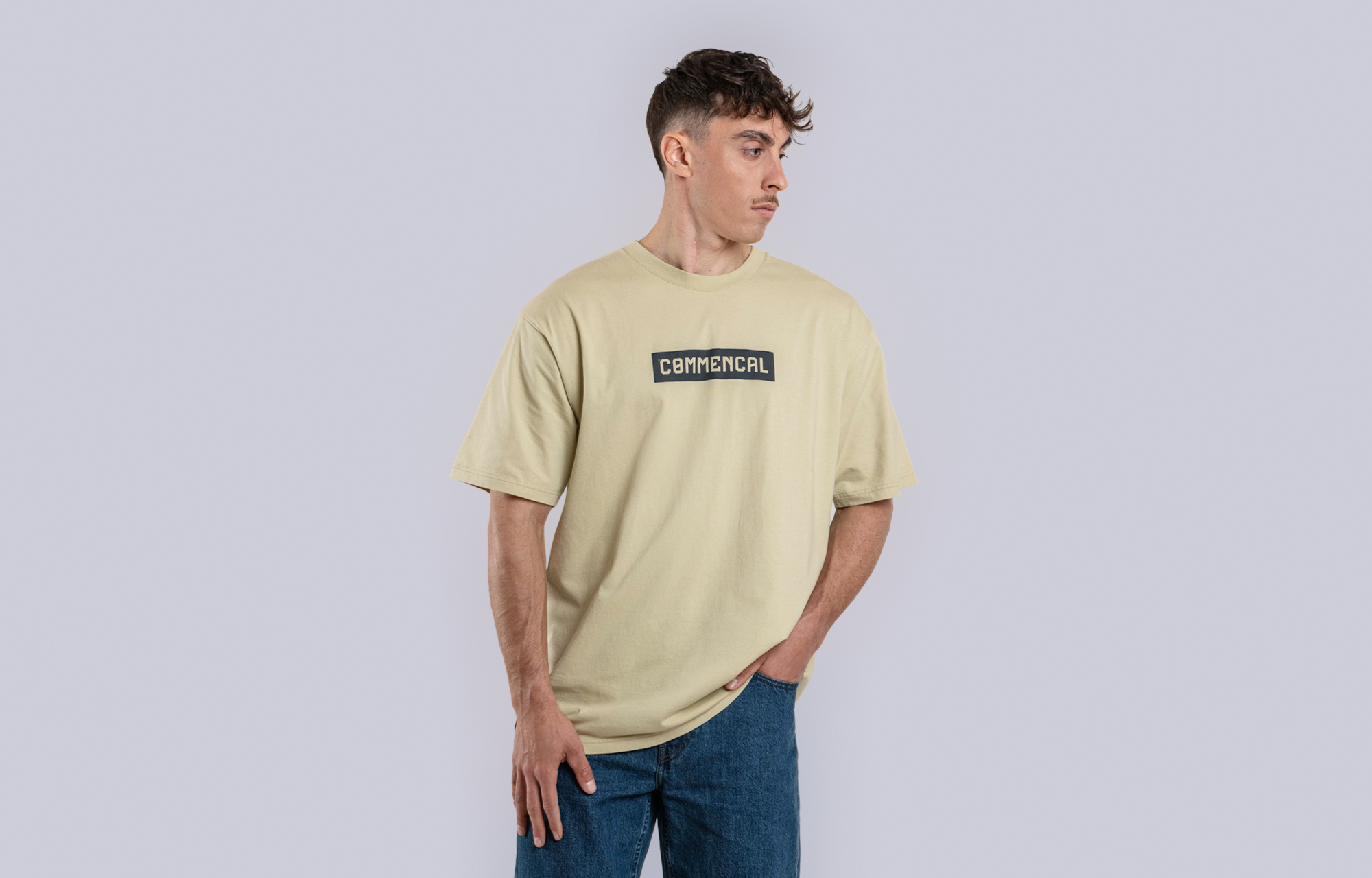 COMMENCAL REGULAR FIT CORPORATE T-SHIRT LEMON image number 0