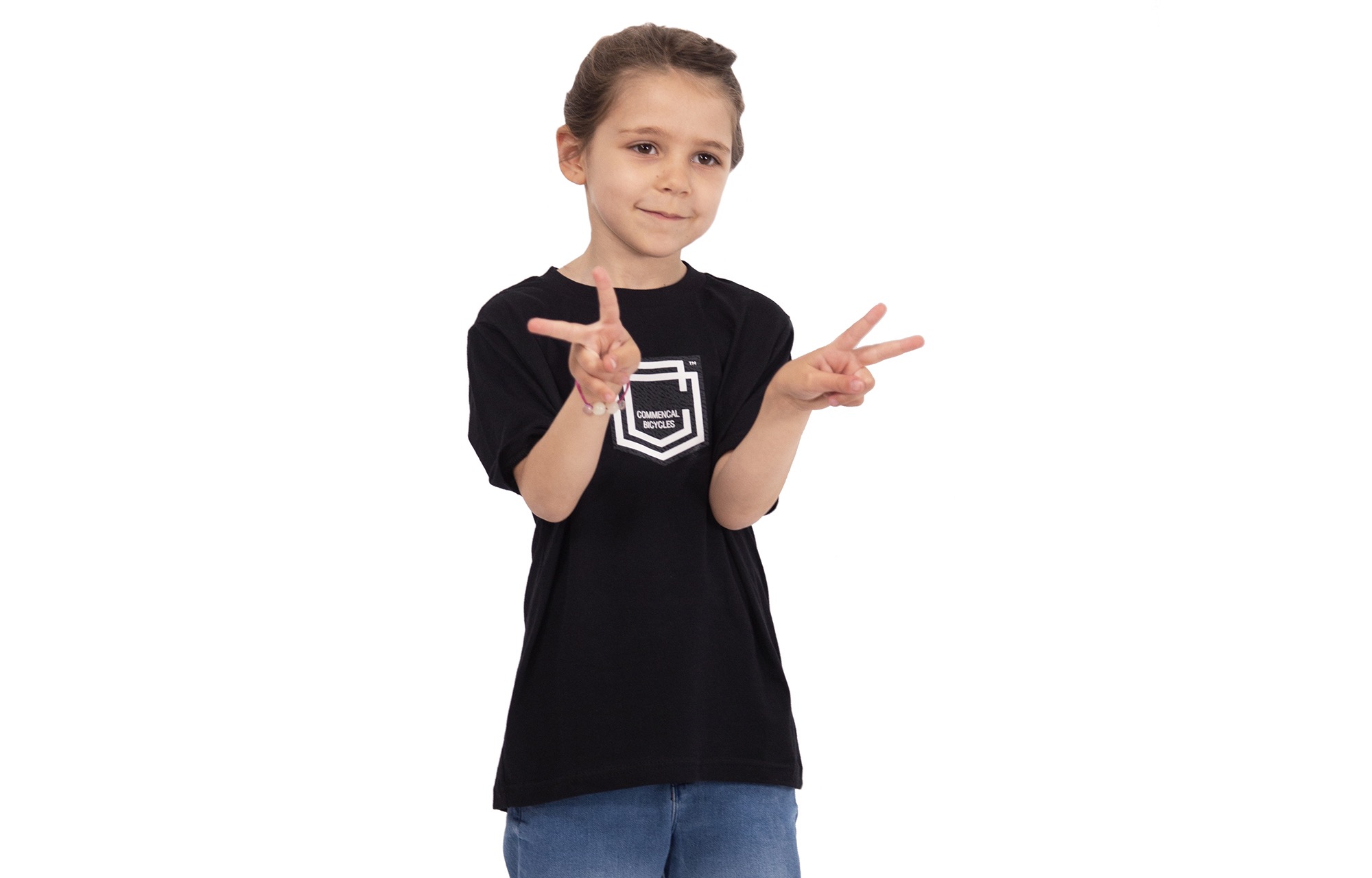 COMMENCAL KIDS SHIELD T-SHIRT BLACK image number 0