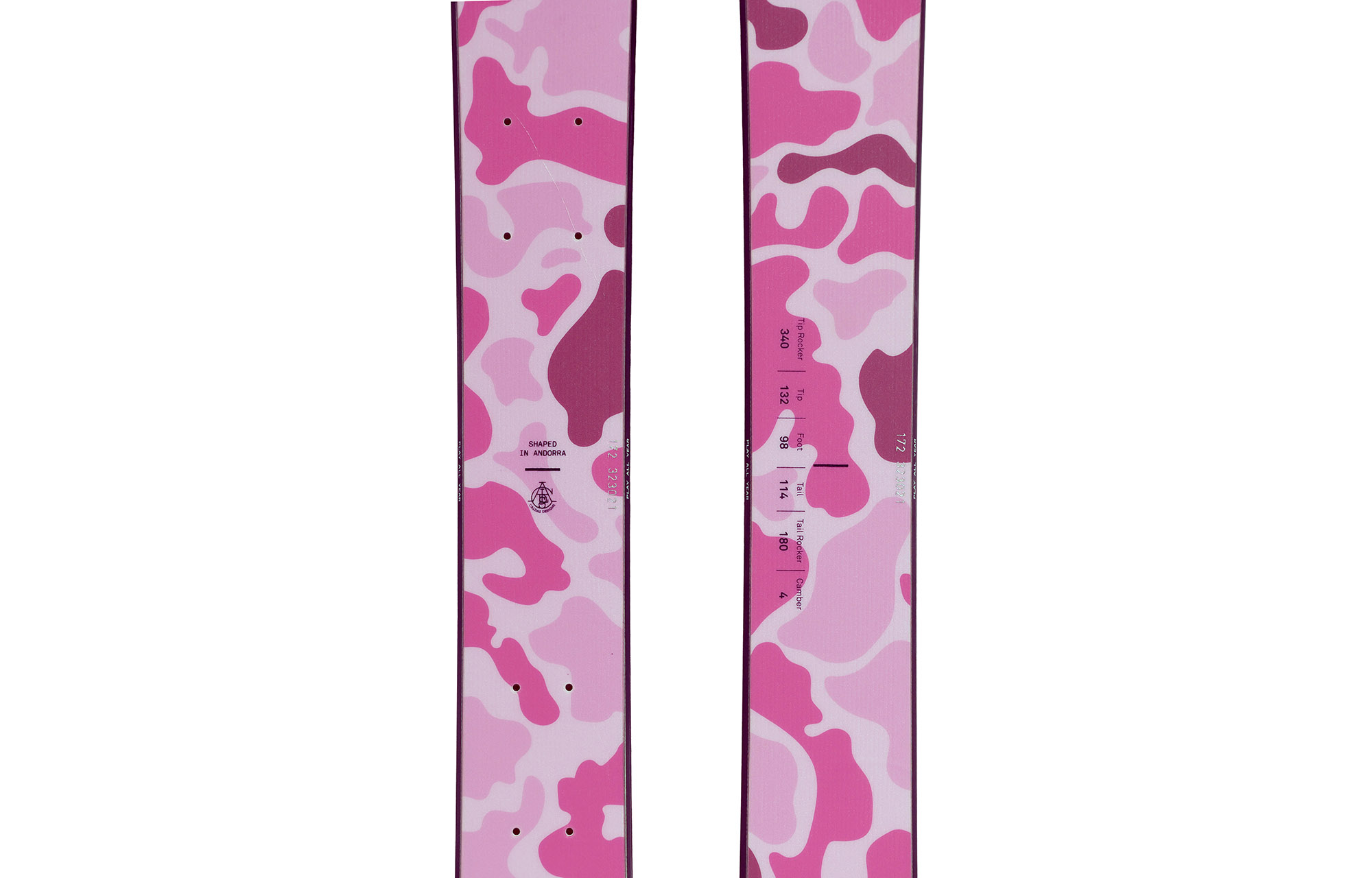 SKIS COMMENCAL CLASH BLACK & WHITE / FIX MARKER GRIFFON 13 TCX- 176 (21410302) image cover number large 2