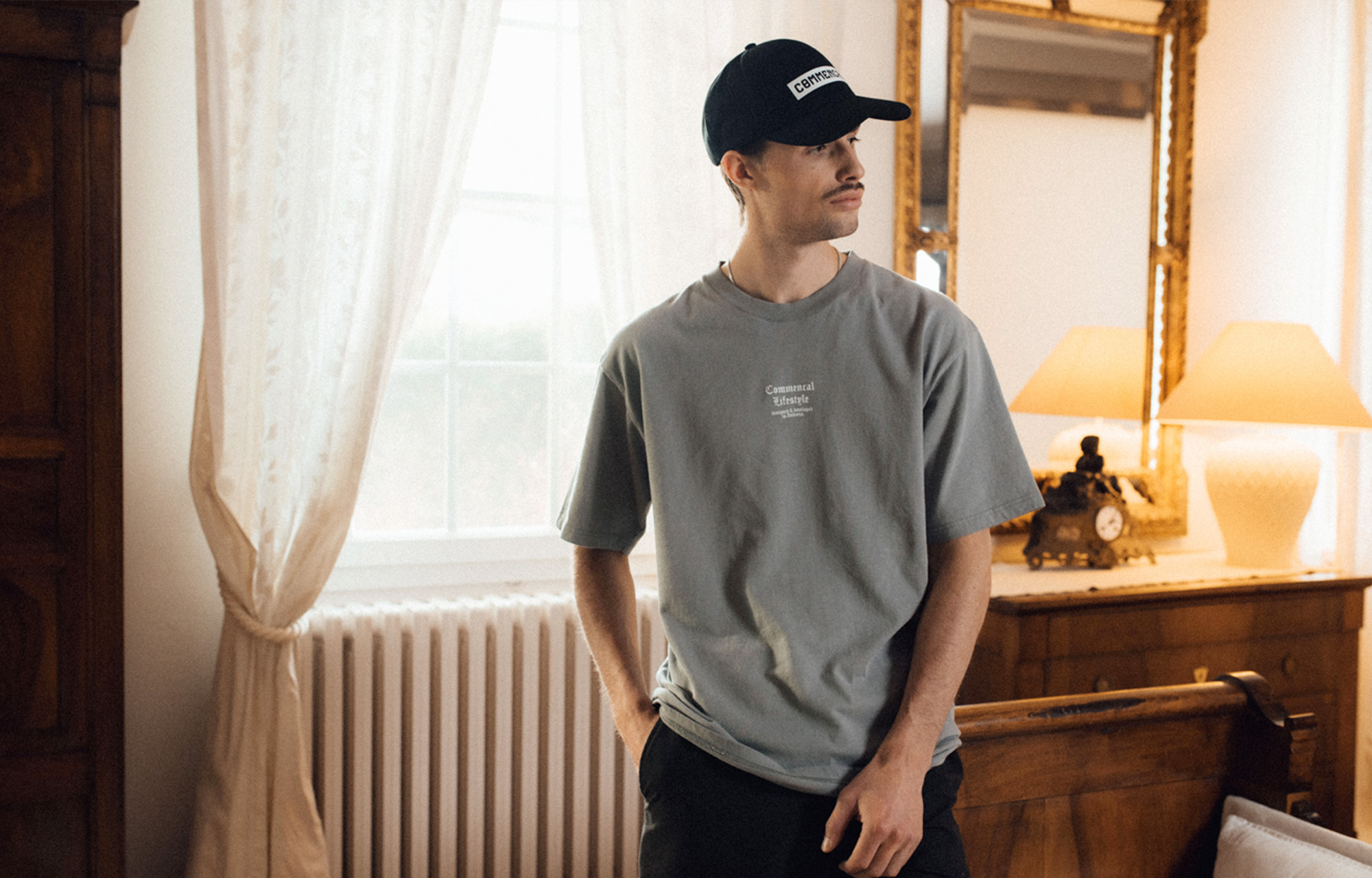 T-SHIRT COMMENCAL LOOSE FIT CMNCL GREY image number 2