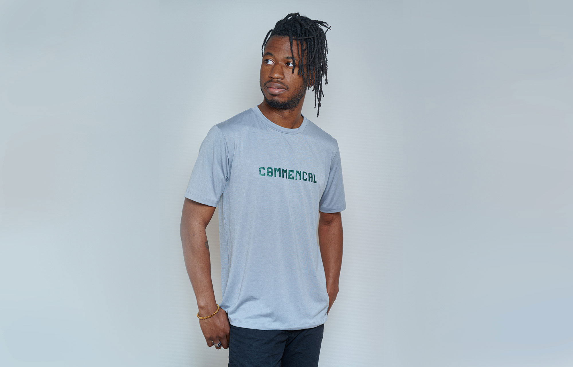 COMMENCAL SHORT SLEEVE TECH-TEE GREY image number 0
