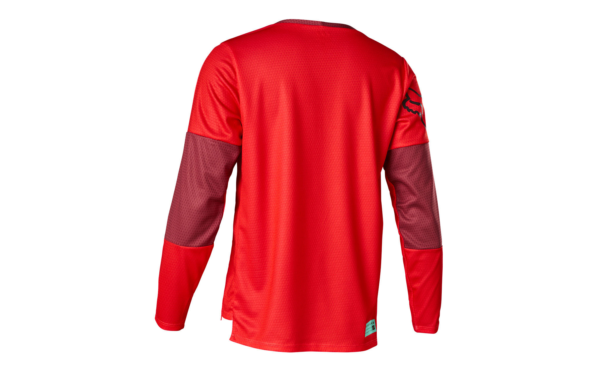 FOX KIDS DEFEND LONG SLEEVE JERSEY FLUO RED image number 0