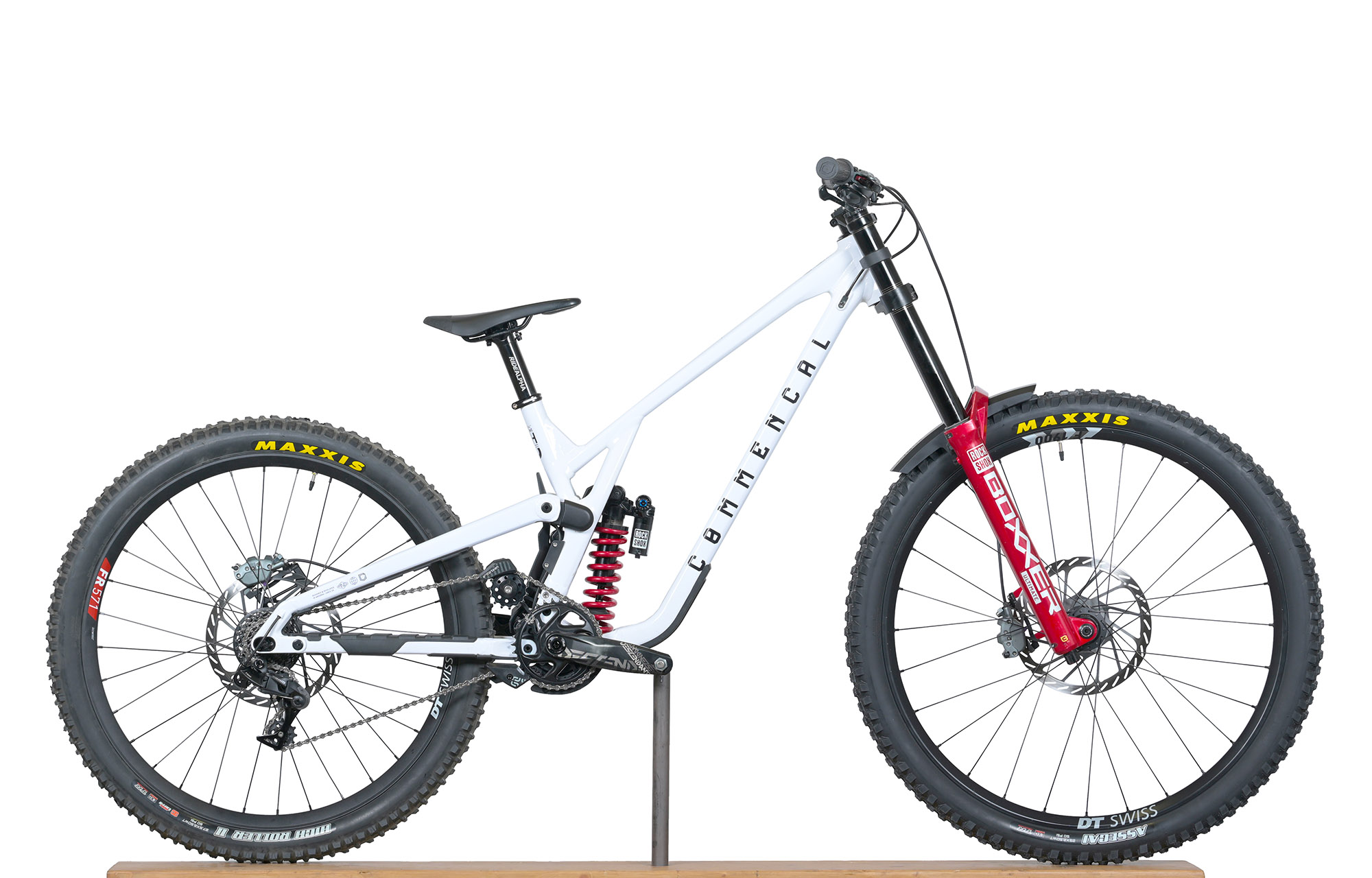 COMMENCAL SUPREME DH V5 ROCKSHOX PURE WHITE - M (24157102) image number null