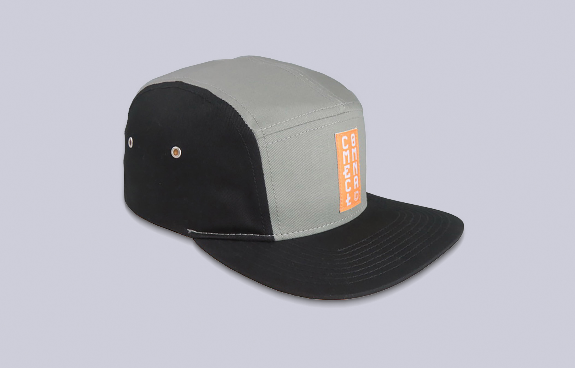 COMMENCAL 5 PANEL CAP BLACK GREY image number 0