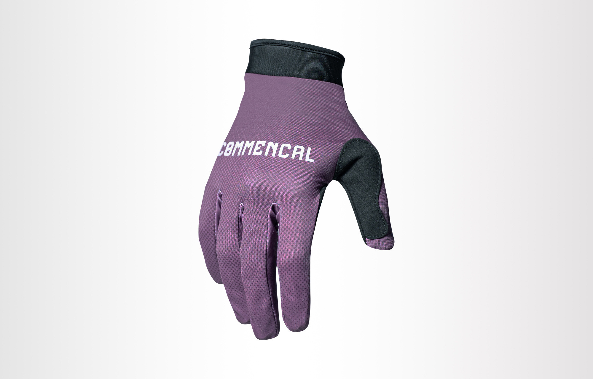 COMMENCAL ELASTICATED GLOVES PURPLE image number 0