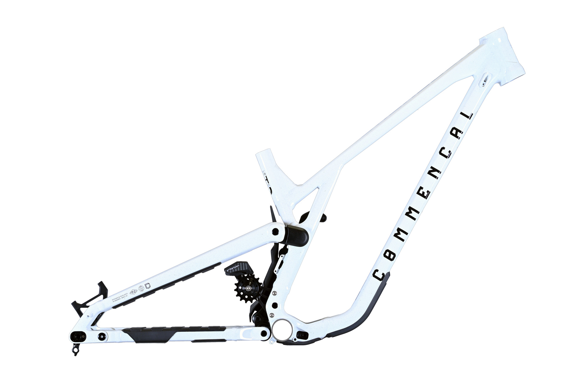 FRAME COMMENCAL SUPREME DH V5 TEAM GLITTERY WHITE image number null