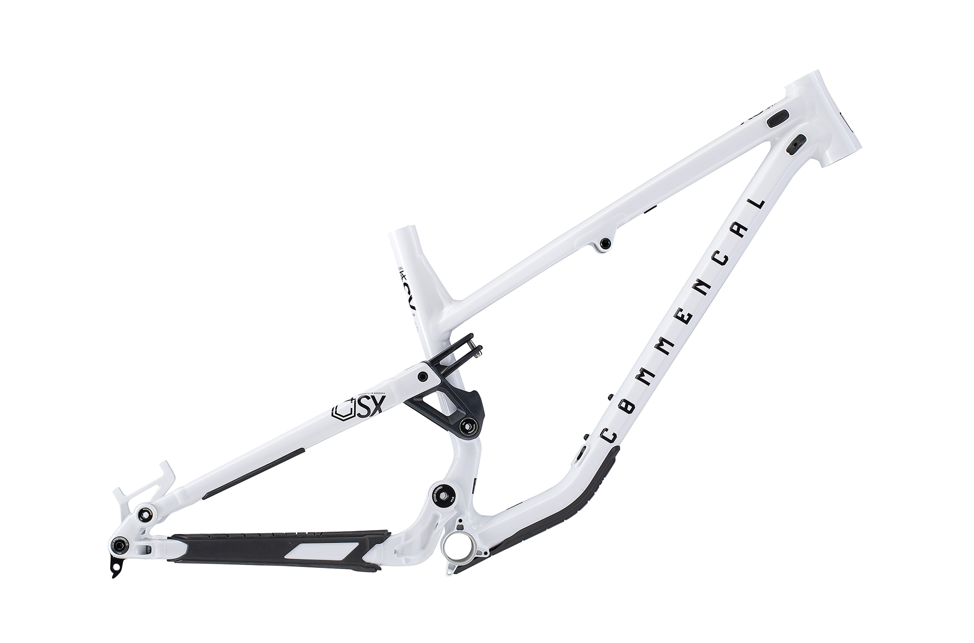 CADRE COMMENCAL META SX V4 PURE WHITE 2025 image number null