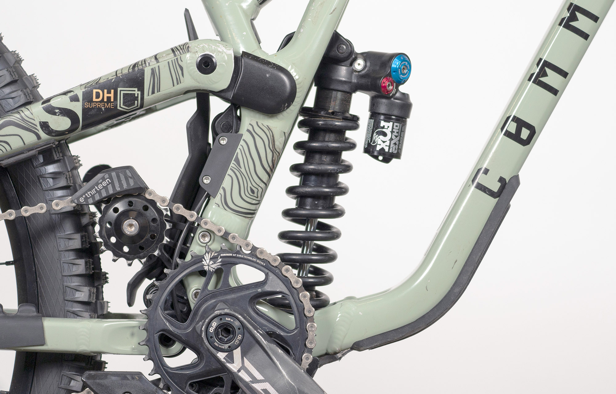 COMMENCAL SUPREME DH V5 ESSENTIAL HERITAGE GREEN - M (22150802) image number null