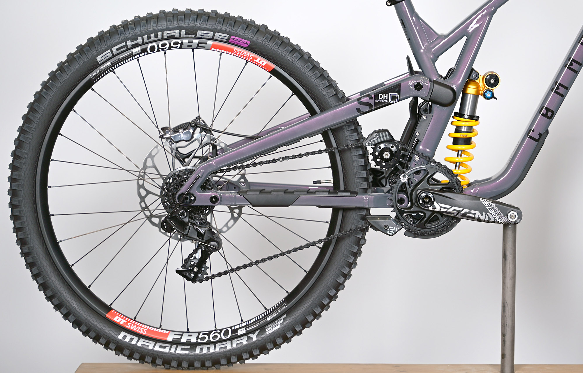 COMMENCAL SUPREME DH V5 OHLINS EDITION PURPLE GREY - M (?) image number null