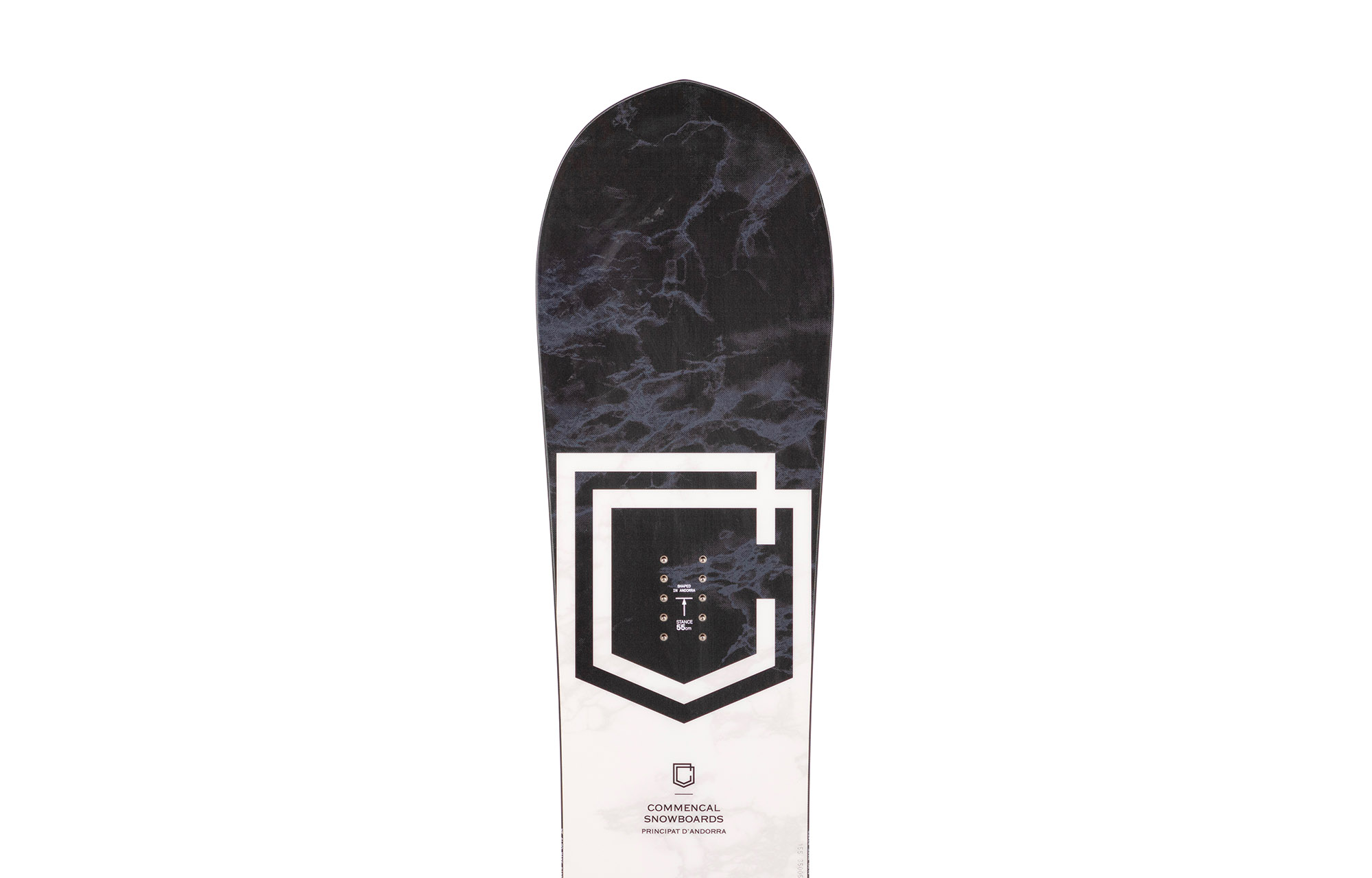 SNOWBOARD COMMENCAL CLASH BLACK & WHITE 155 (21440002) image cover number large 0