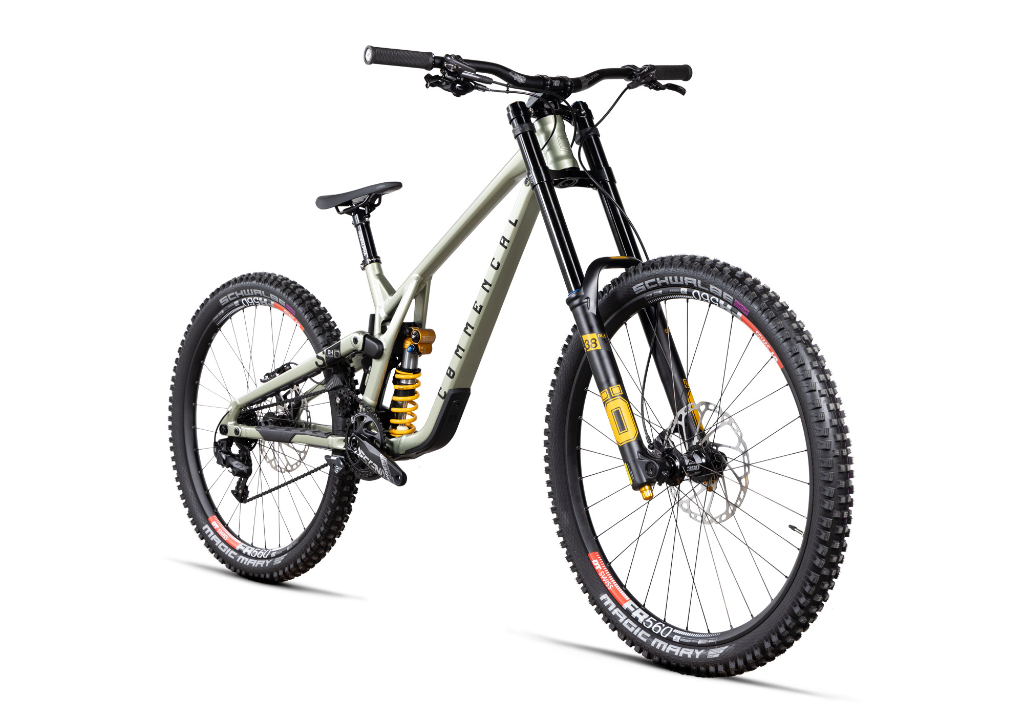 COMMENCAL SUPREME DH V5 OHLINS EDITION ALC 70'S GREEN image cover number large 0