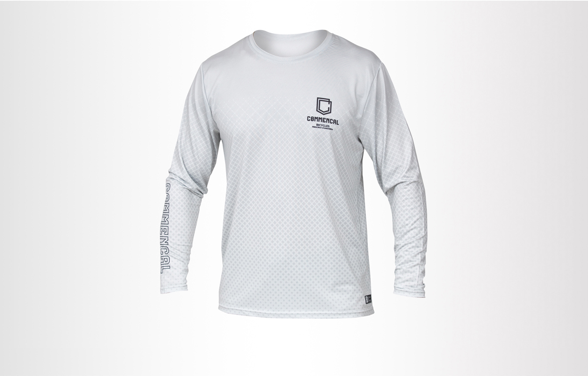 COMMENCAL LONG SLEEVE JERSEY LIGHT GREY image number 0