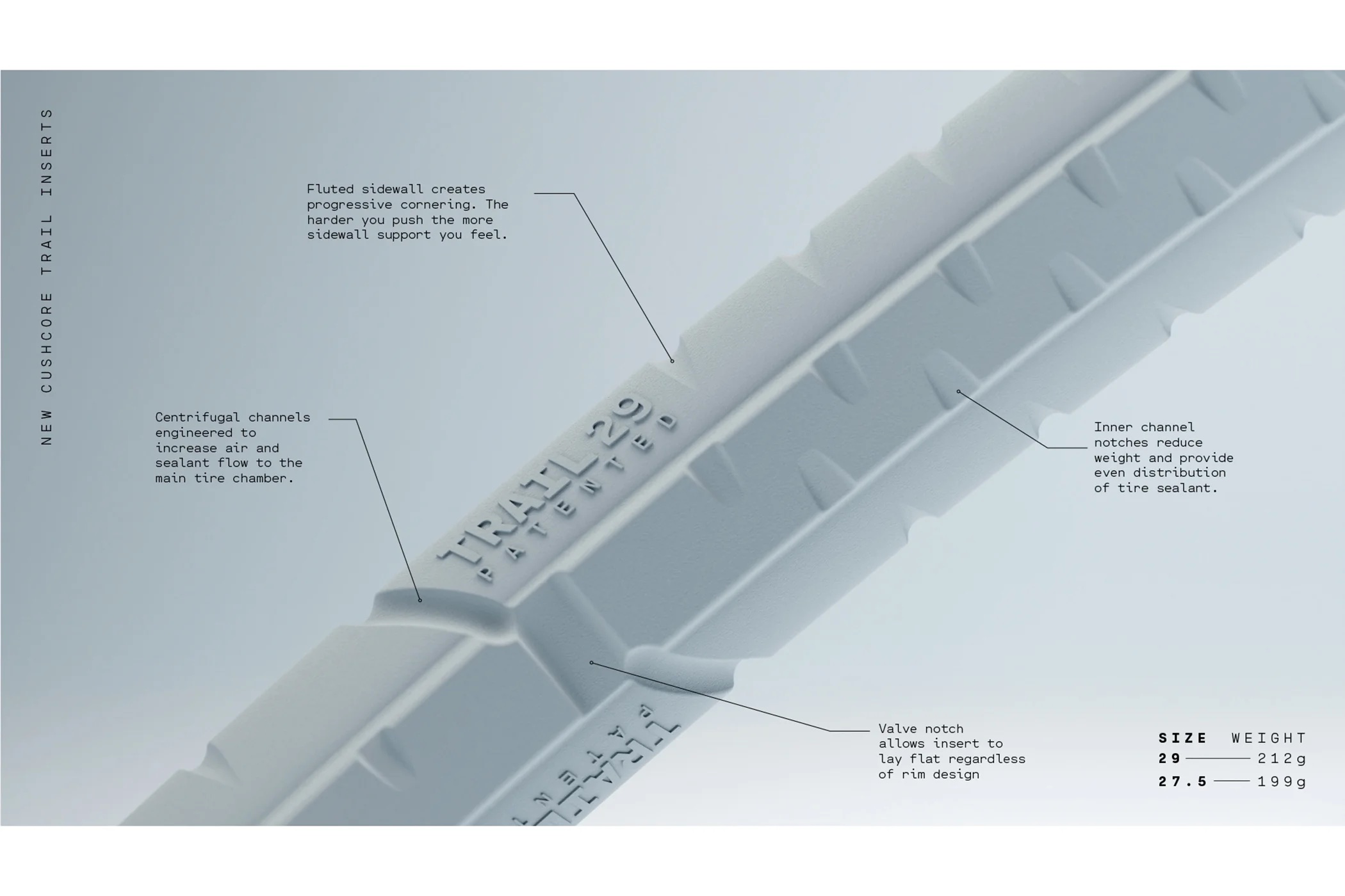 CUSHCORE TRAIL 29'' TIRE INSERTS image cover number large 0