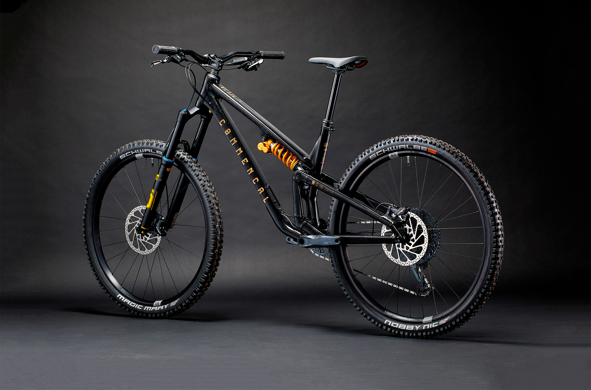 COMMENCAL META V5 OHLINS EDITION GLITTERY BLACK image number null