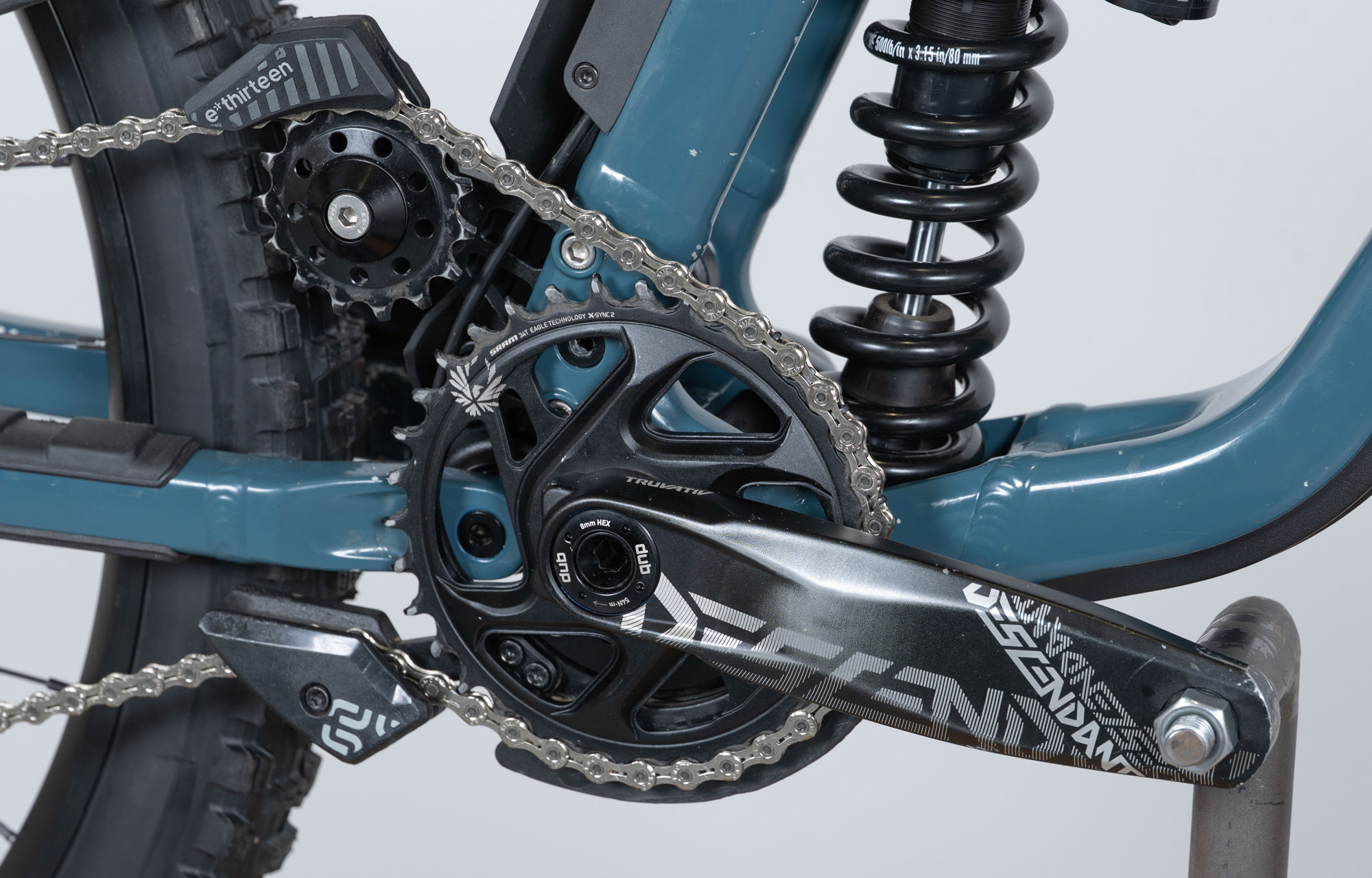 COMMENCAL SUPREME DH V5 ESSENTIAL AQUA BLUE - L (23150103) image cover number large 6