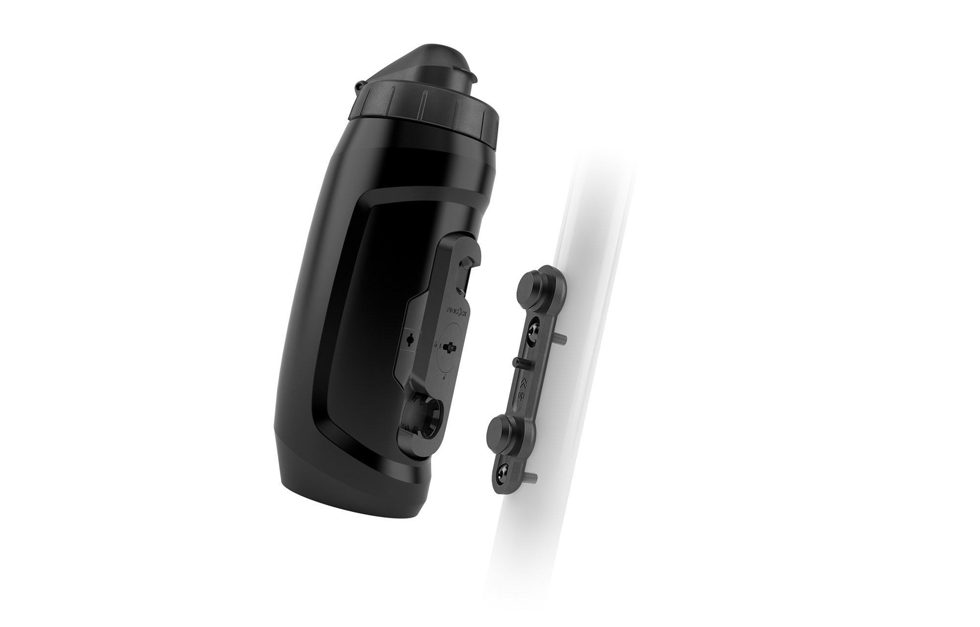 FIDLOCK TWIST BOTTLE 590ML BLACK WITH BIKE BASE image number null