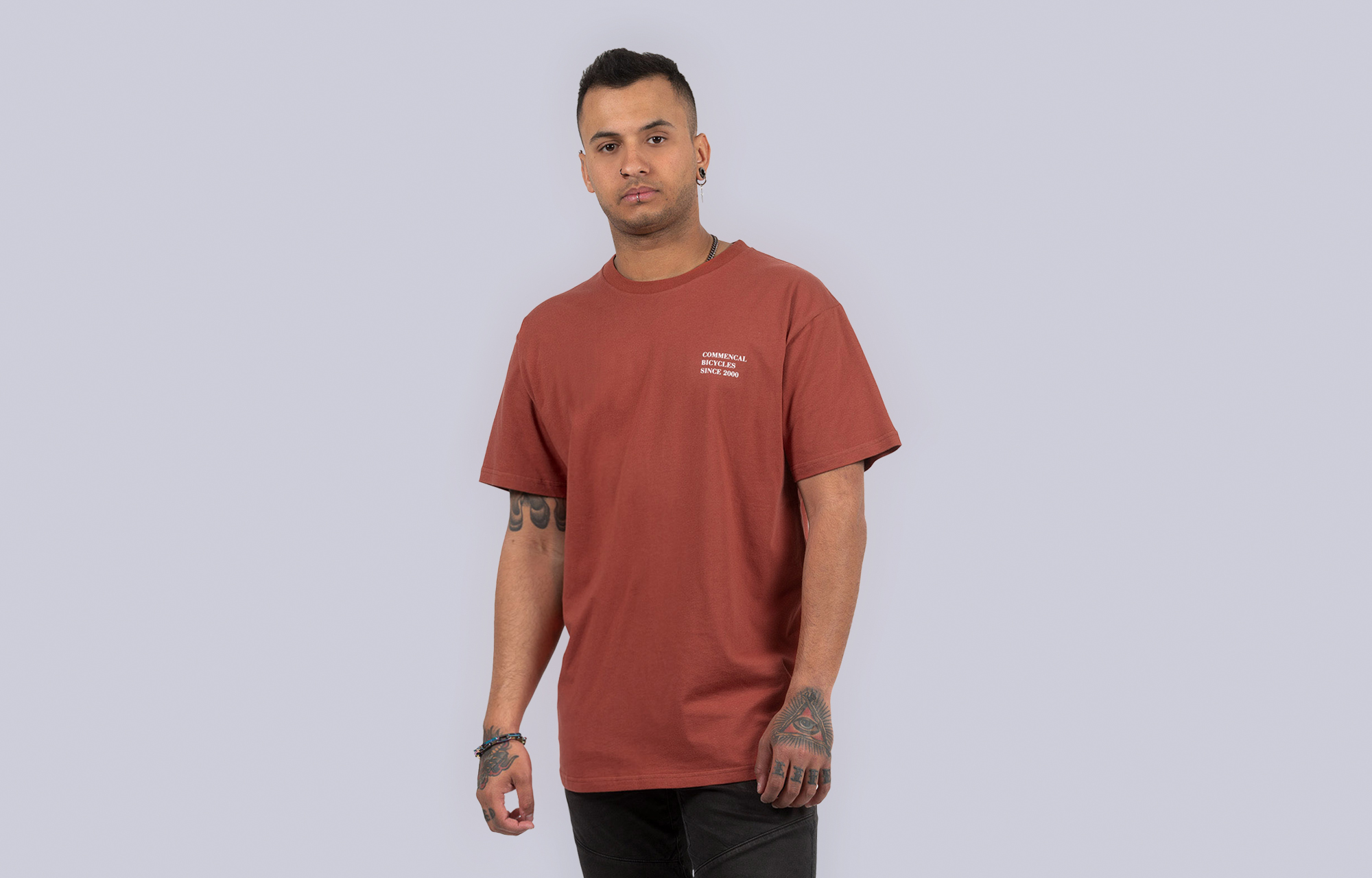 CAMISETA COMMENCAL BICYCLE GRENAT RED image number 0