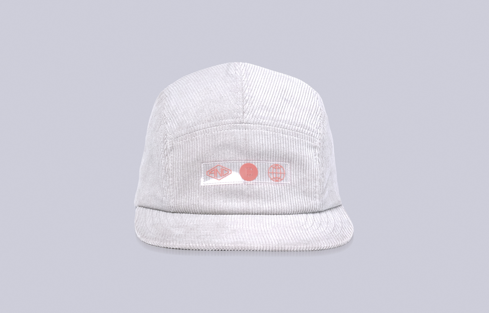GORRA COMMENCAL 5 PANEL VELVET BEIGE image number 2