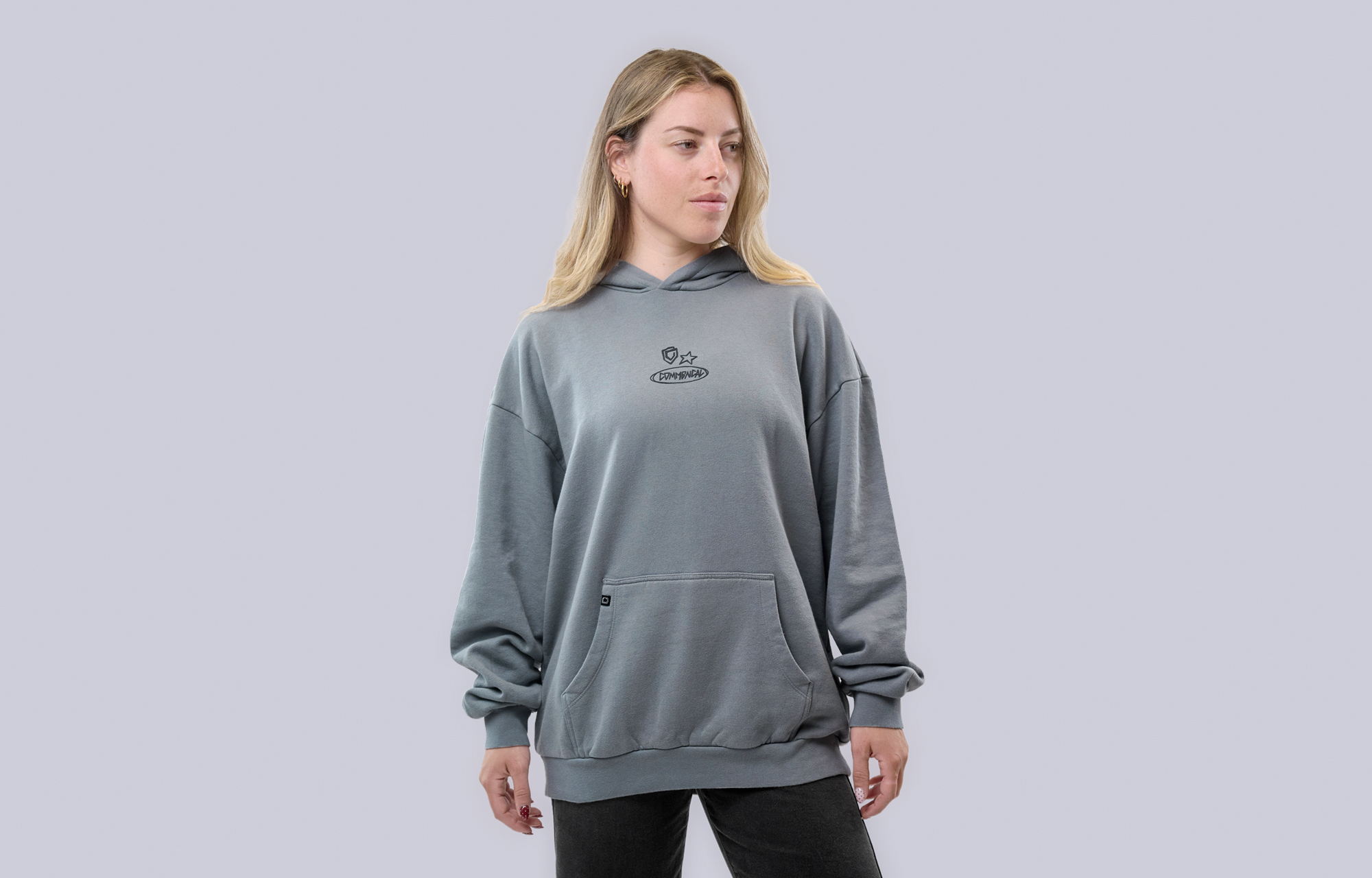 COMMENCAL LOGORAMA HOODIE GREY image large number 1