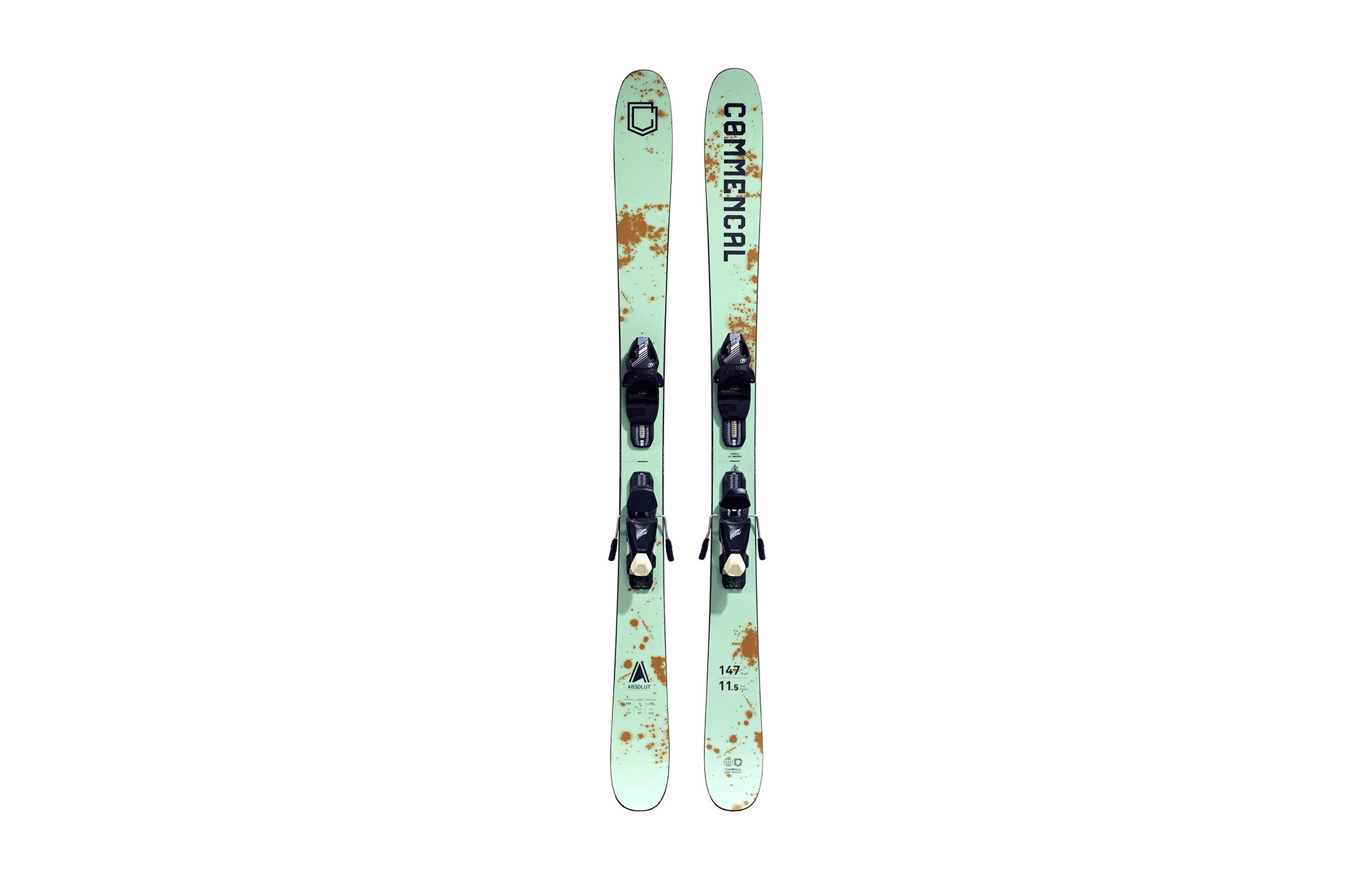 SKIS COMMENCAL ABSOLUT KIDS FS/FR 147 / FIX TYROLIA SLR 7,5 GW AC (23440005) image cover number 0