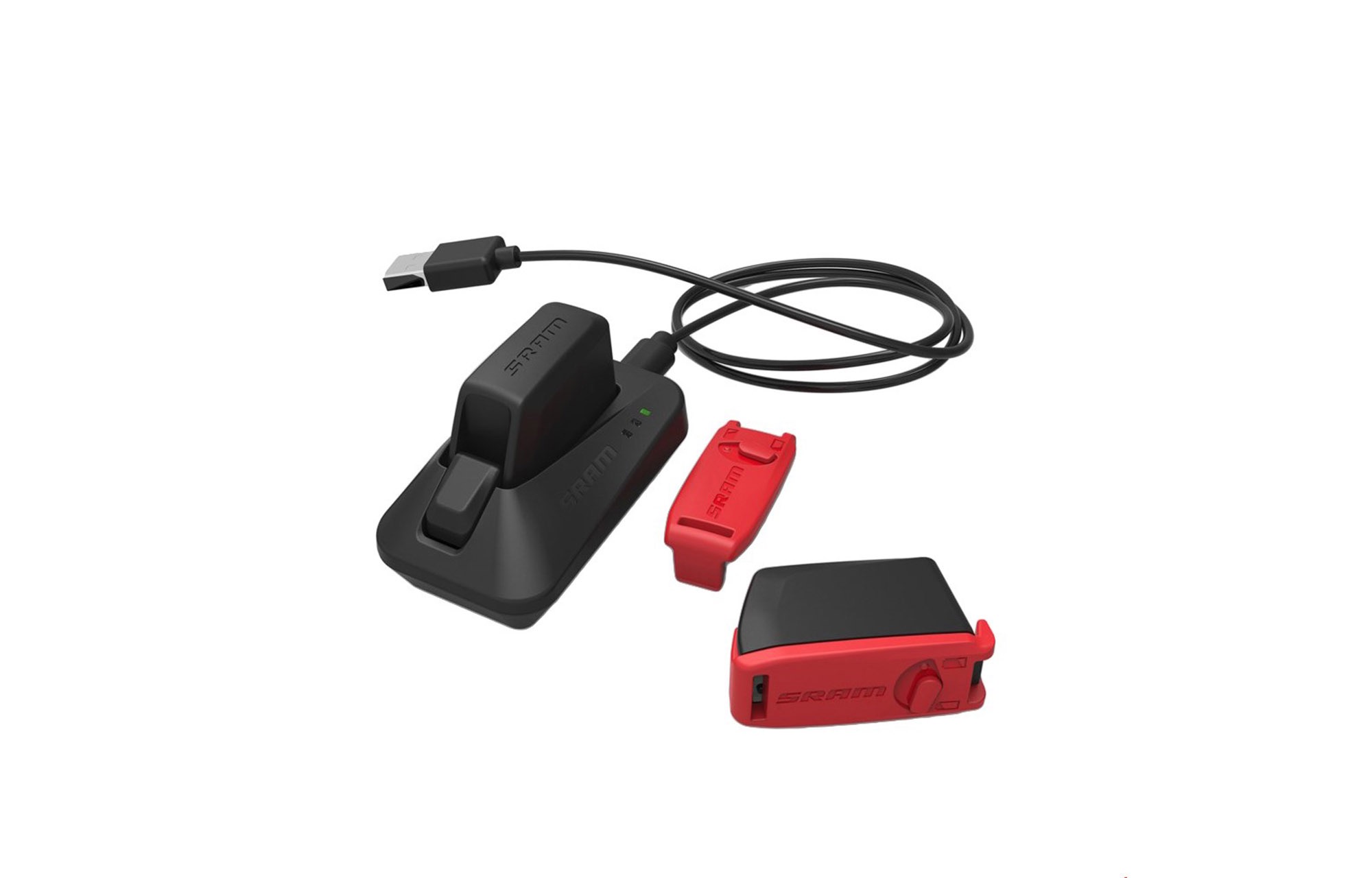 SRAM AXS Battery Base Caricatore a 4 porte con 4 batterie TOP-DEAL Caricabatterie