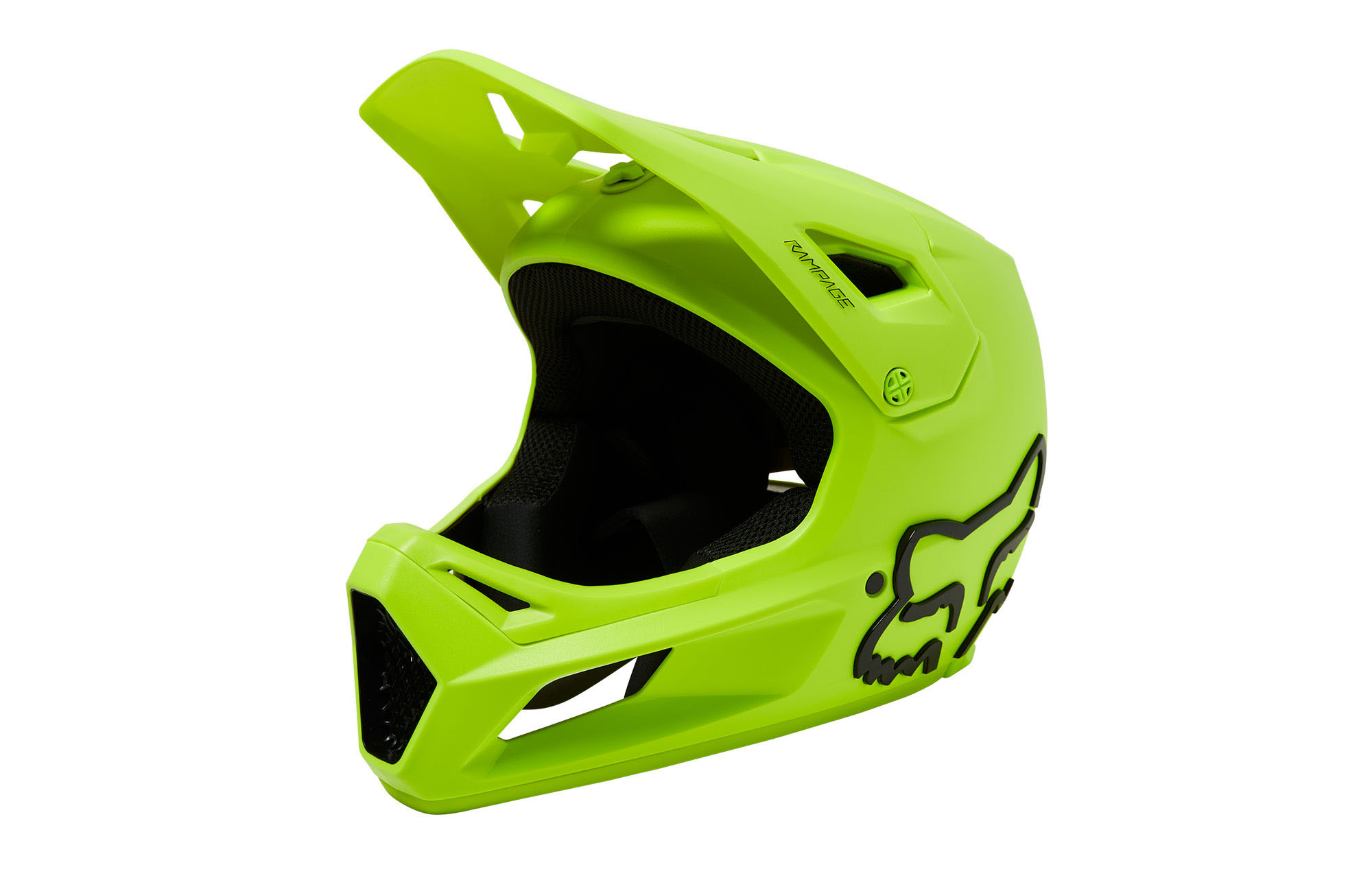 FOX KIDS RAMPAGE HELMET FLUO YELLOW image number 0