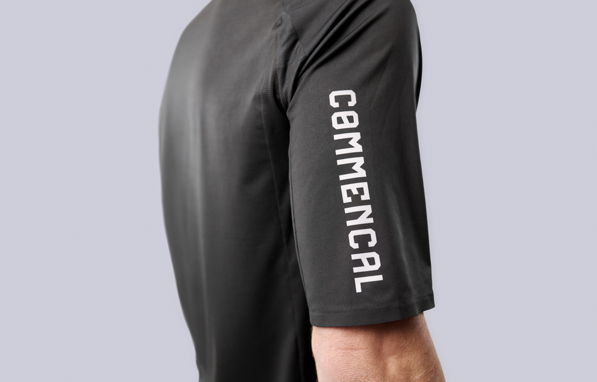 COMMENCAL LIGHTECH SHORT SLEEVE ZIP JERSEY BLACK image number 6