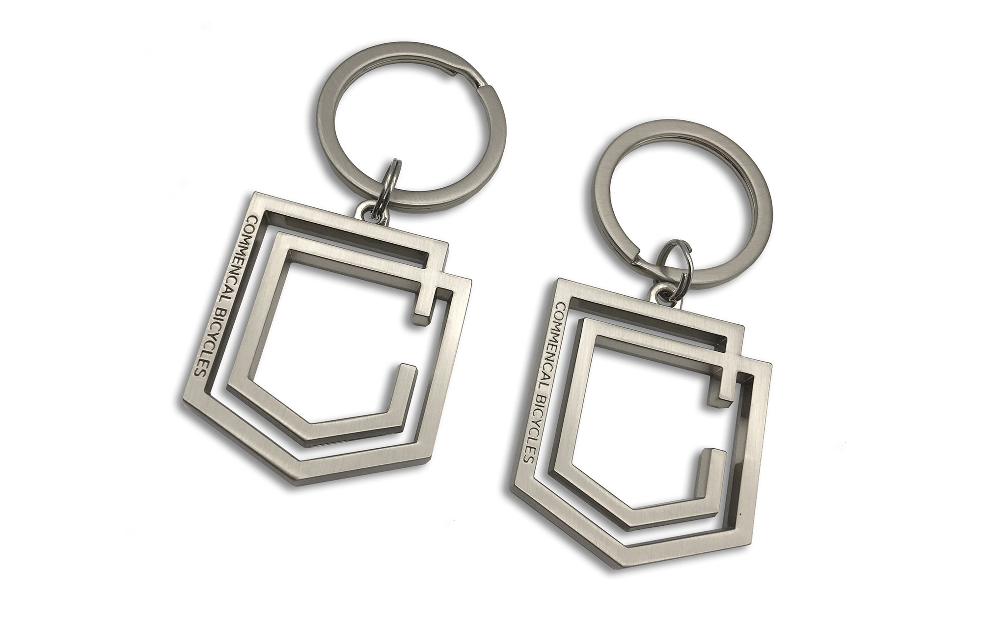 COMMENCAL SHIELD METAL KEYCHAIN image number 0