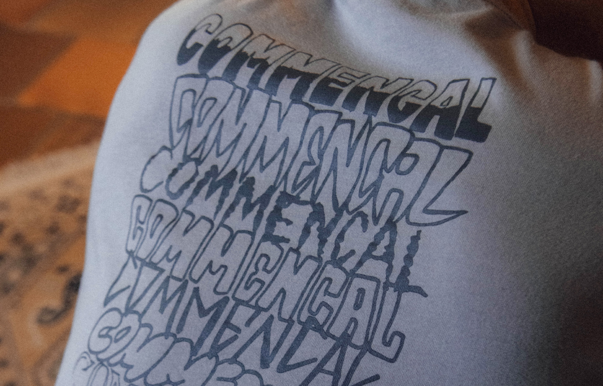 COMMENCAL LOOSE FIT LOGORAMA T-SHIRT GREY image number 3