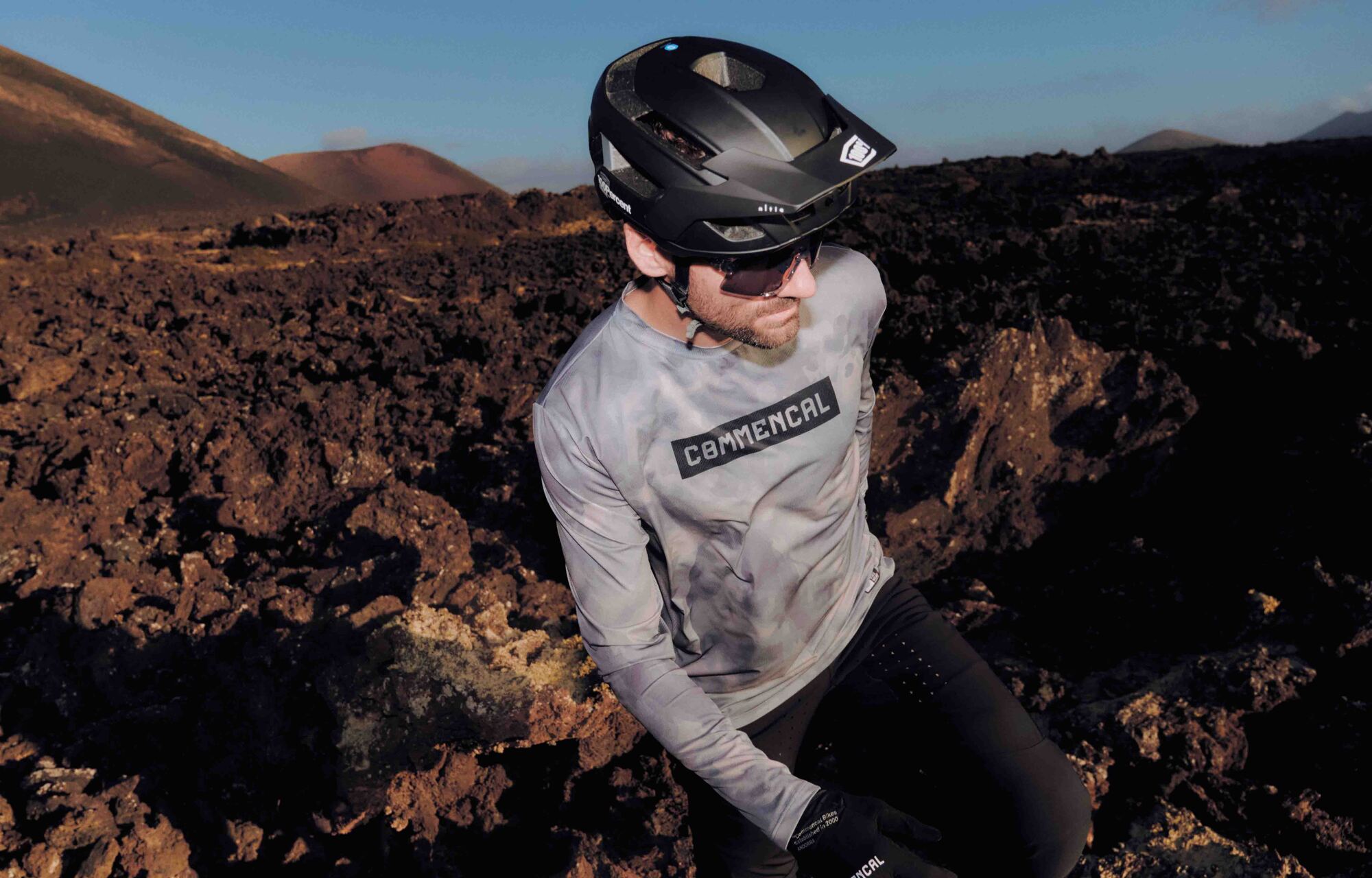 COMMENCAL LIGHTECH LONG SLEEVE JERSEY SHADOW GREY image number 1
