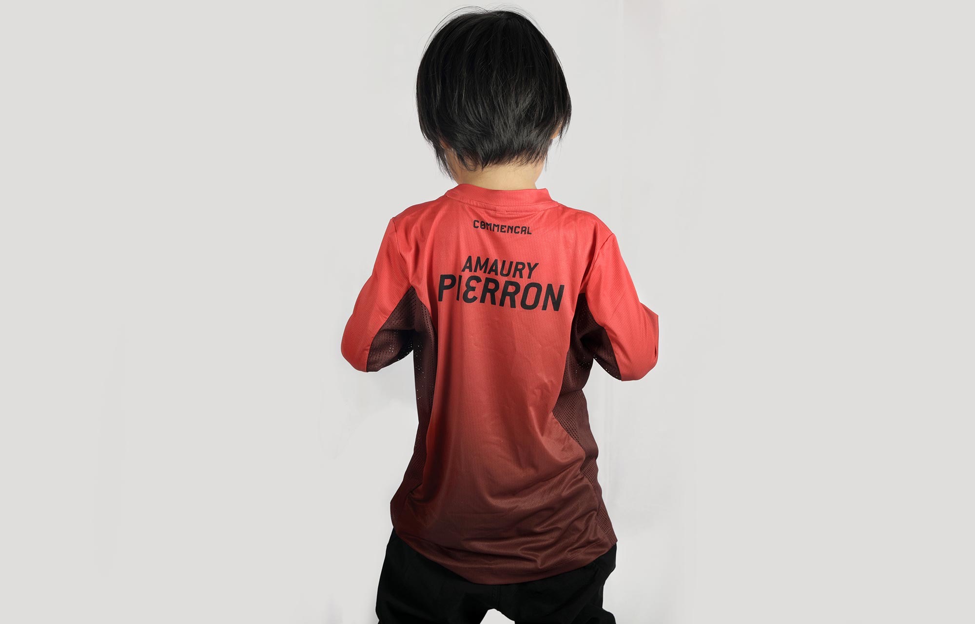 COMMENCAL KIDS LONG SLEEVE AMAURY PIERRON RACE JERSEY image number 0