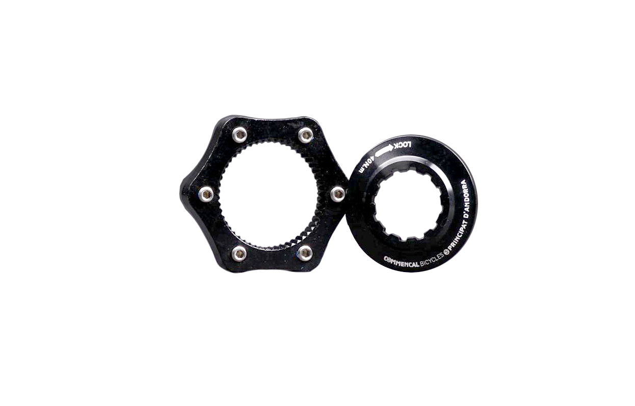 CENTERLOCK TO 6 HOLES DISC MOUNT ADAPTER for SHIMANO HUBS image number null
