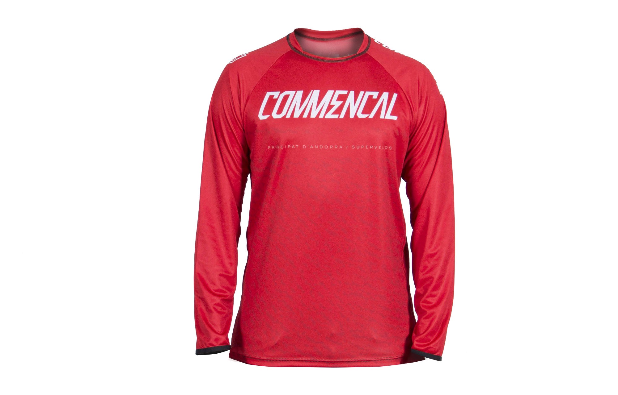 LONG SLEEVE COMMENCAL JERSEY RED image number 0