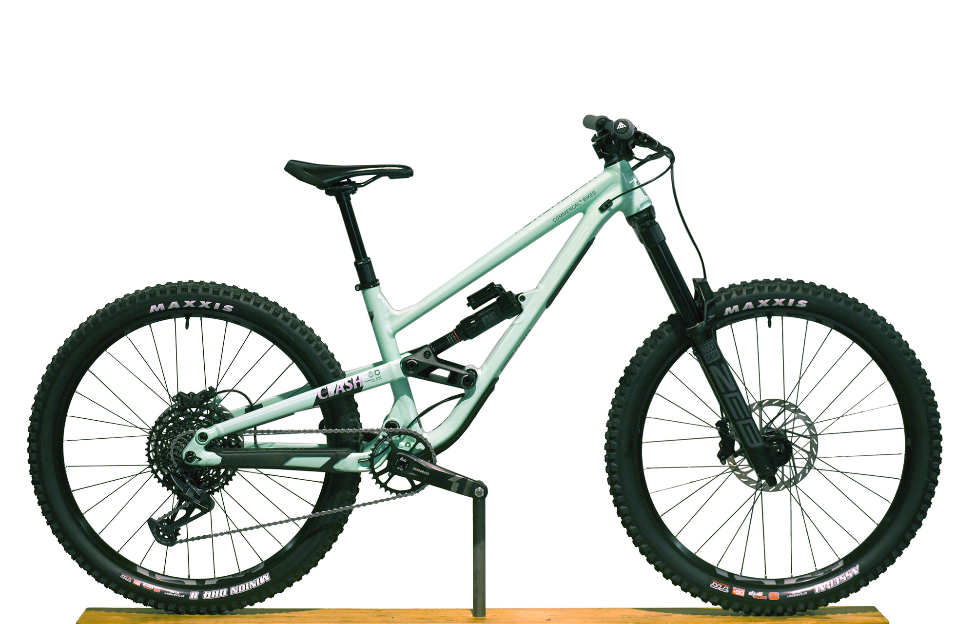 COMMENCAL CLASH RIDE EMERALD  GREEN NEW ROCKSHOX - S (23130101) image number null