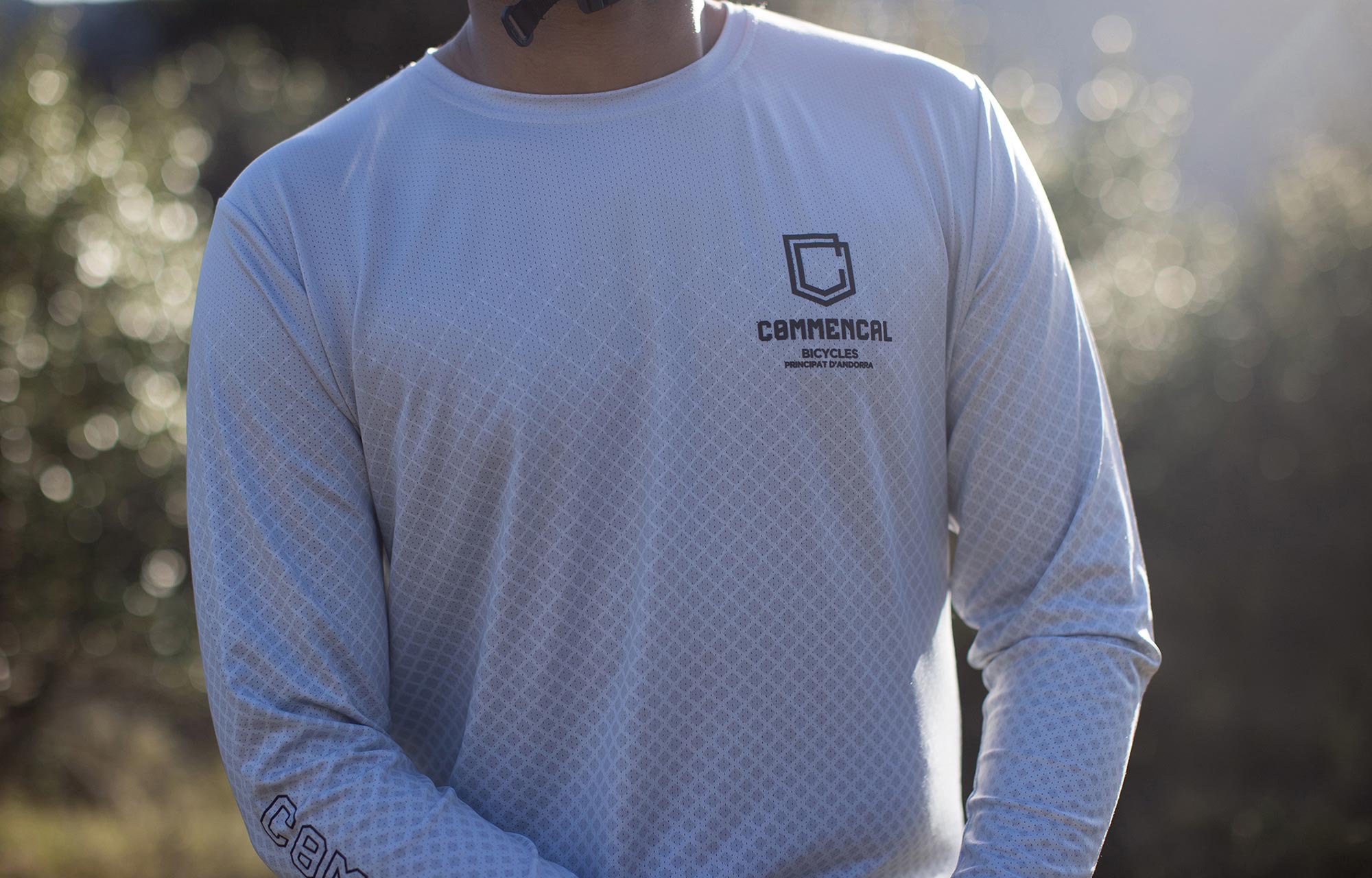 COMMENCAL LONG SLEEVE JERSEY LIGHT GREY image number 8