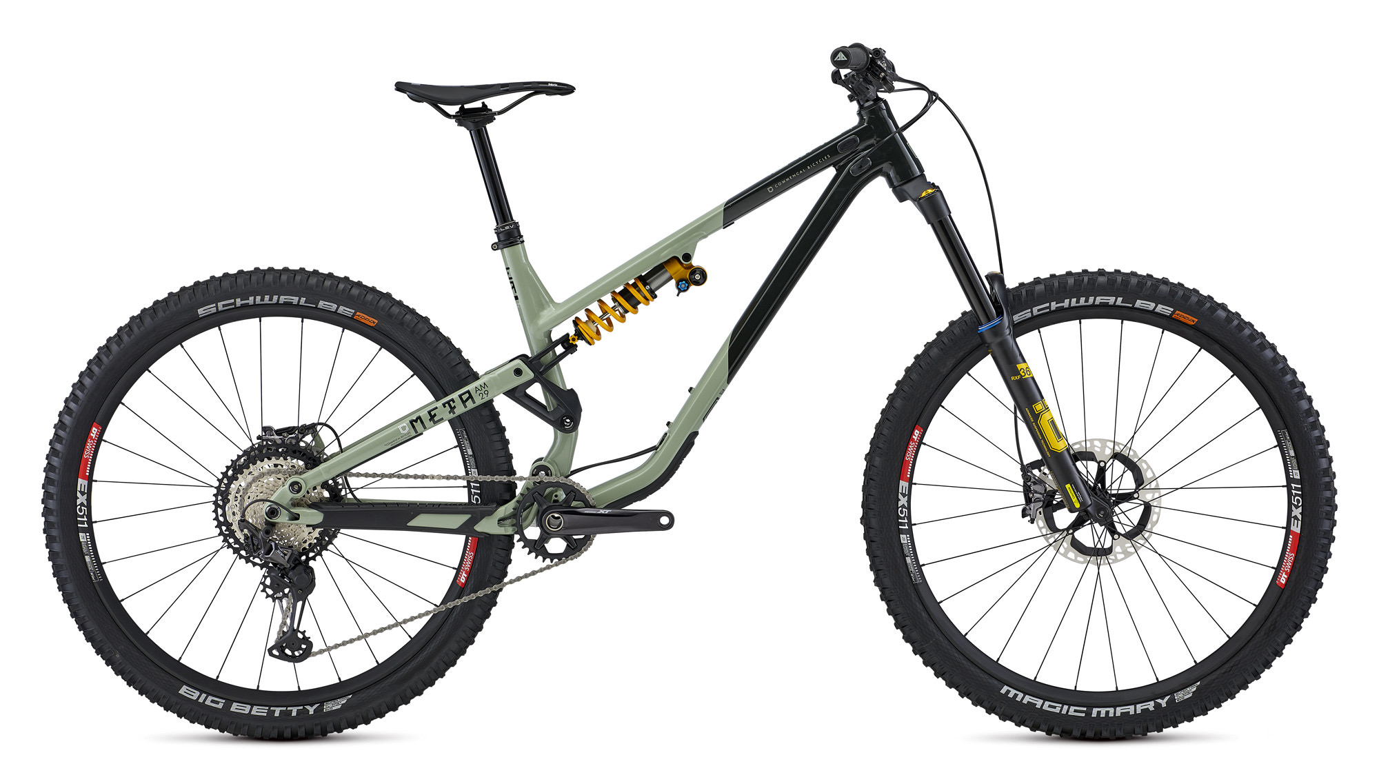 COMMENCAL META AM V4 OHLINS EDITION HERITAGE GREEN / DARK GREEN image number null