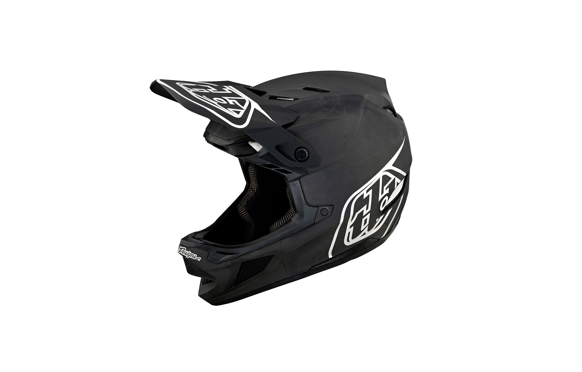 TROY LEE DESIGNS D4 AS CARBON - STEALTH BLACK/SILVER image number 0