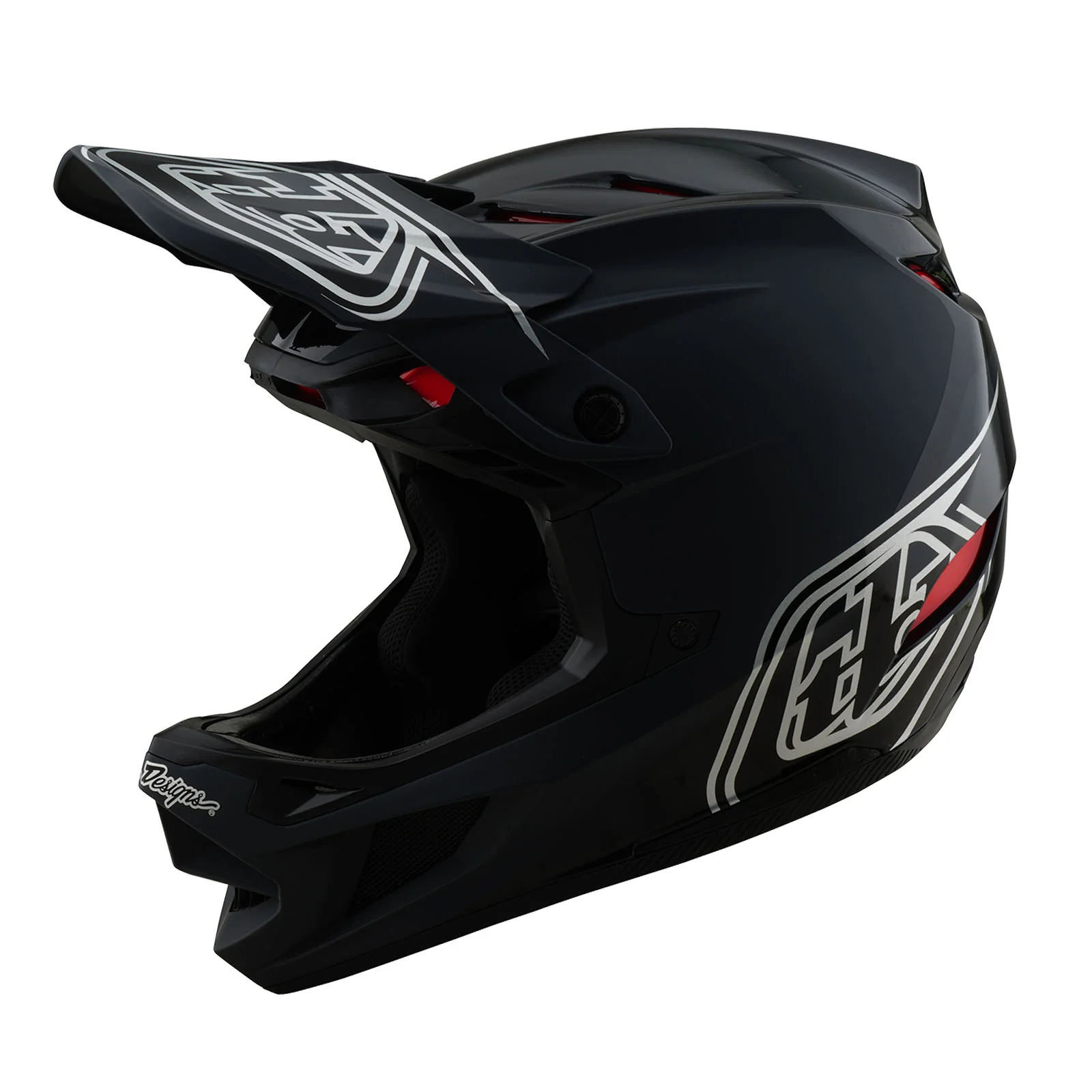CASCO TROY LEE DESIGNS D4 POLYACRYLITE - SHADOW BLACK image number 5
