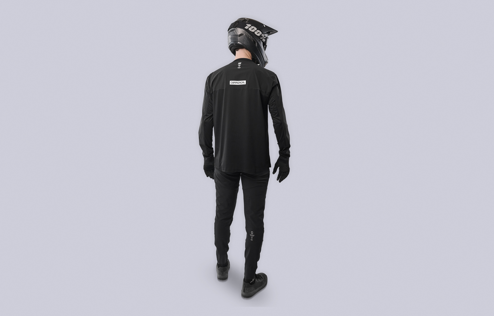 MAILLOT COMMENCAL HARDTECH MANGA LARGA BLACK image large number 0