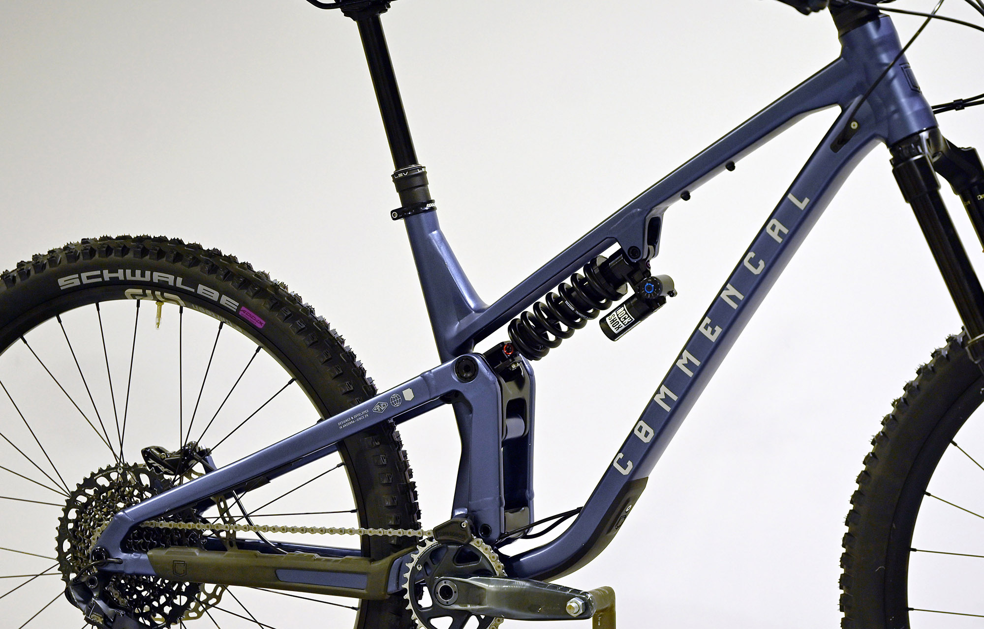 COMMENCAL META V5 RACE SPARKLY BLUE - L (23121303) image cover number large 1