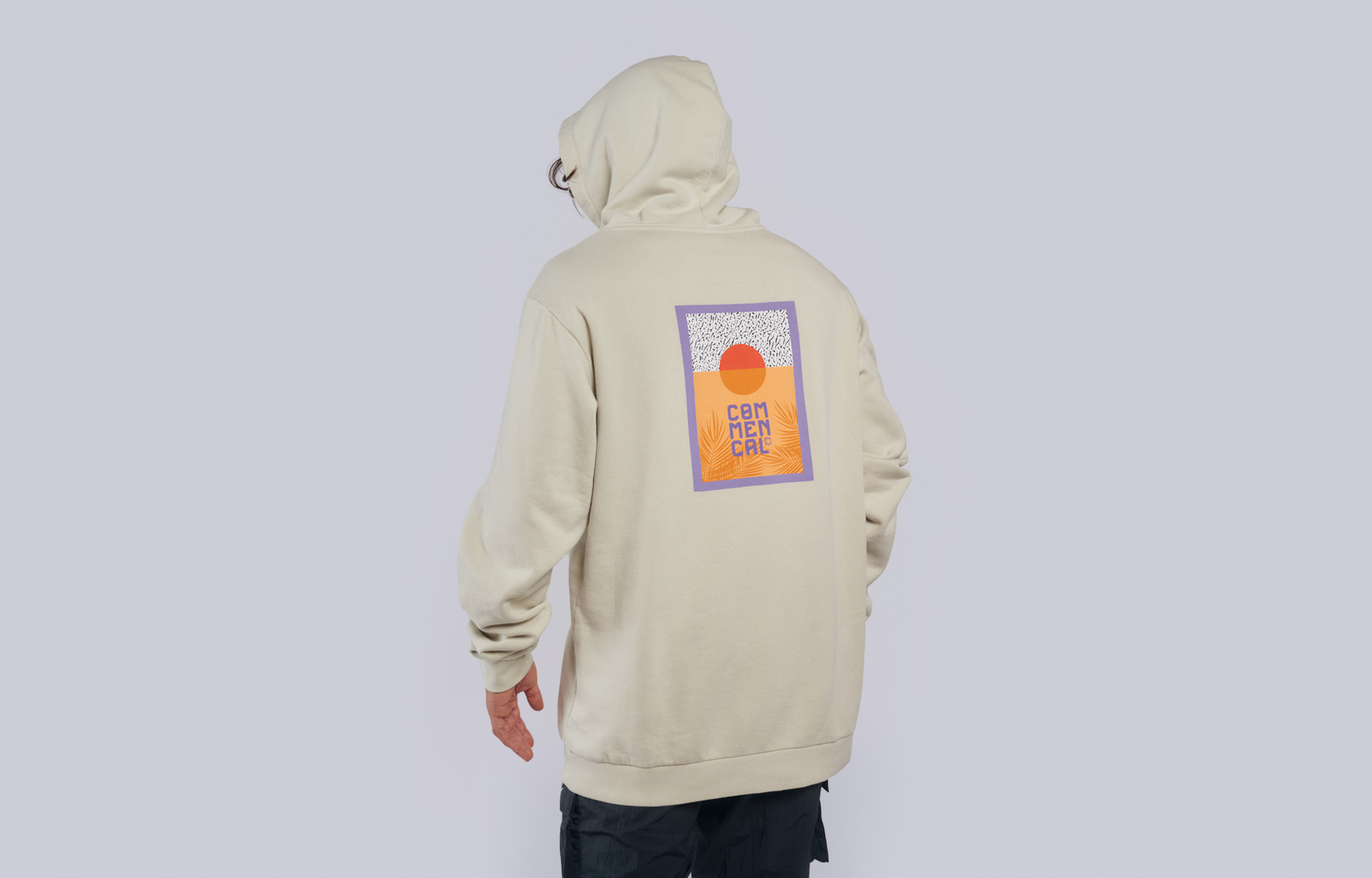 COMMENCAL HOODIE SUNSET BEIGE image number 0