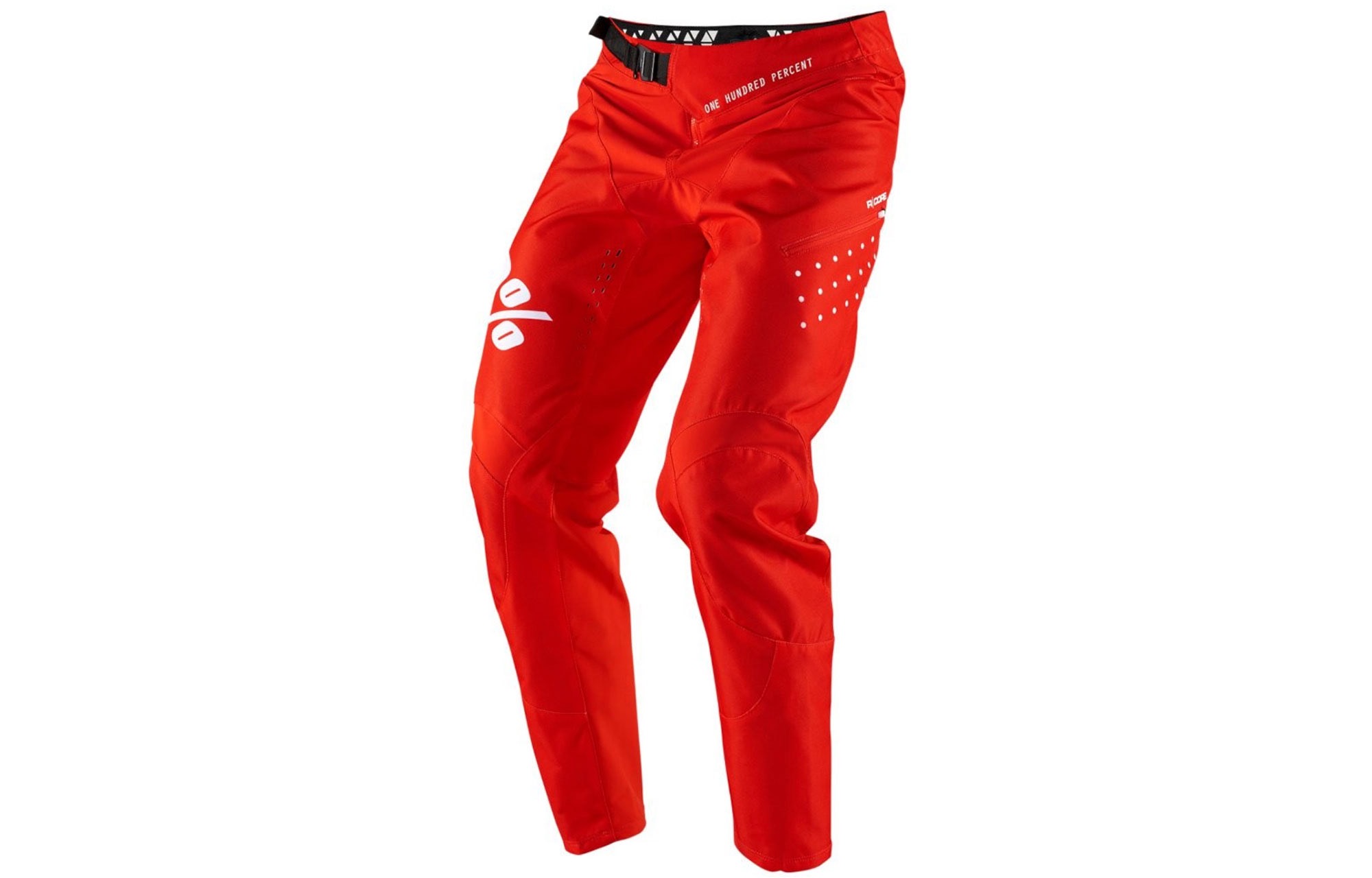 100% R-CORE YOUTH PANTS RED image number 0
