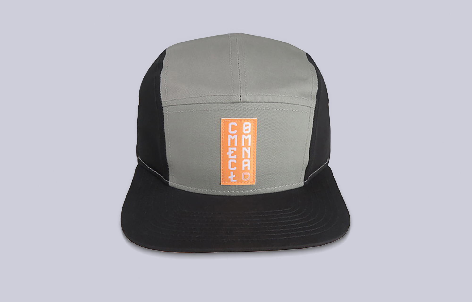 COMMENCAL 5 PANEL CAP BLACK GREY image number 0
