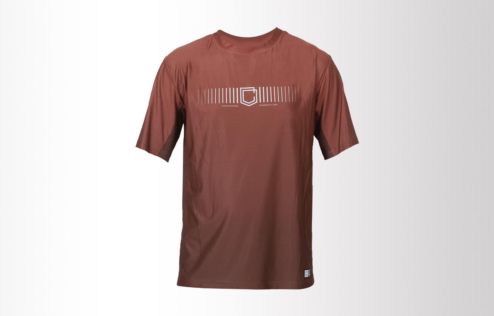 COMMENCAL SHORT SLEEVE ESSENTIAL JERSEY RED DIRT image number 0