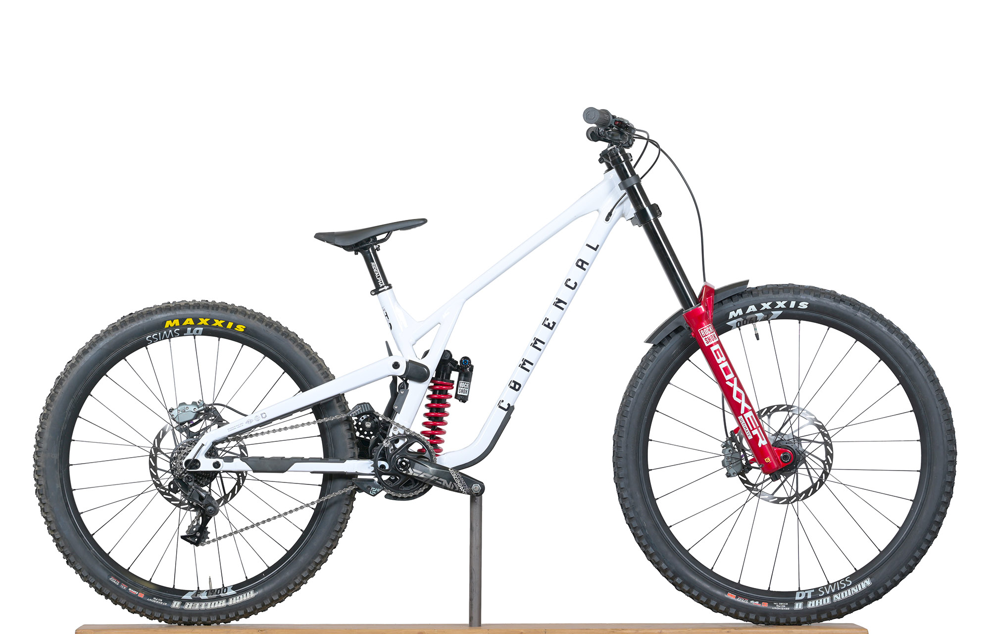 COMMENCAL SUPREME DH V5 ROCKSHOX PURE WHITE - M (24157102) image number null