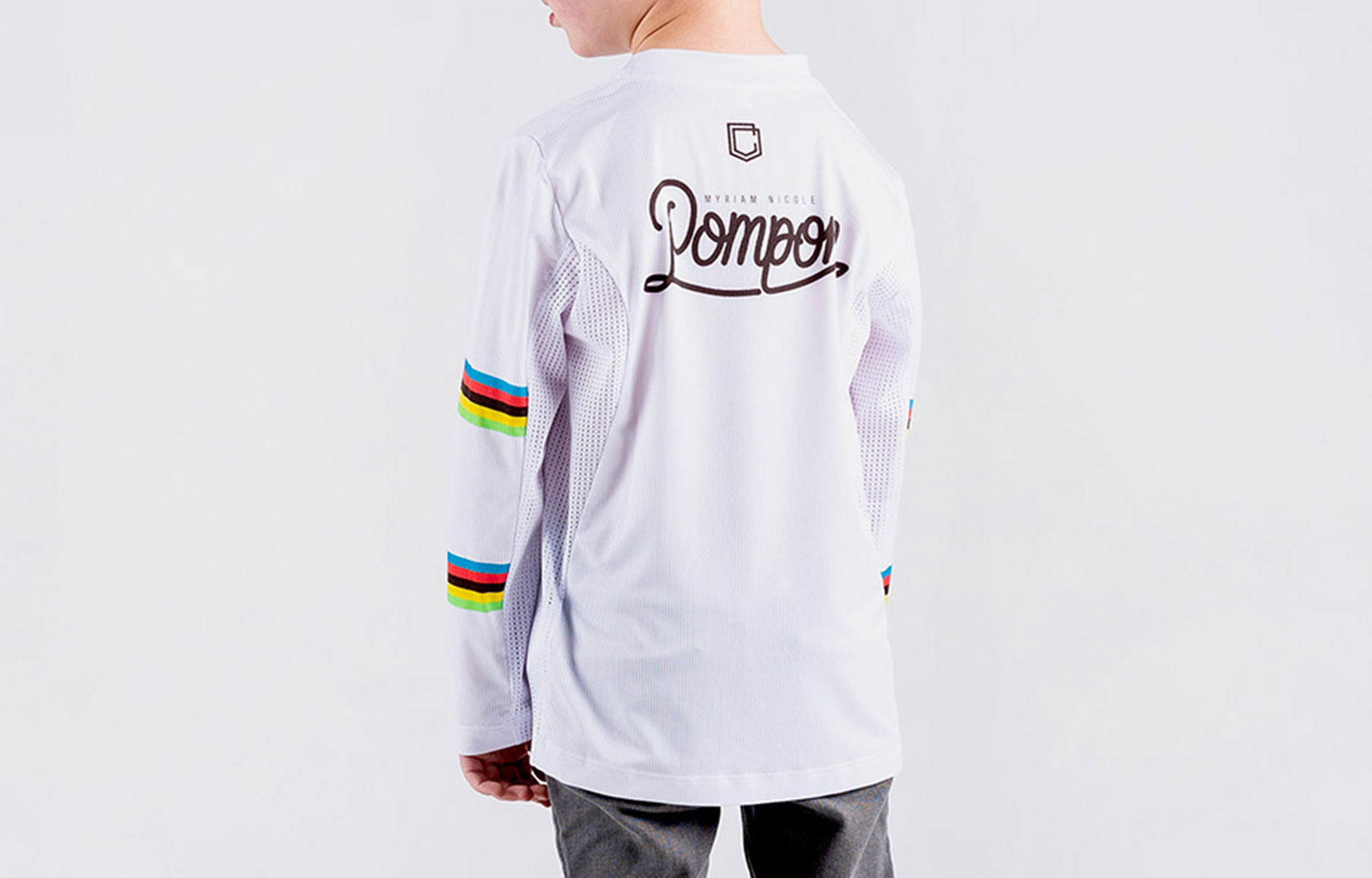 COMMENCAL KIDS LIGHTECH RACE LONG SLEEVE JERSEY WORLD CHAMPS image number 0