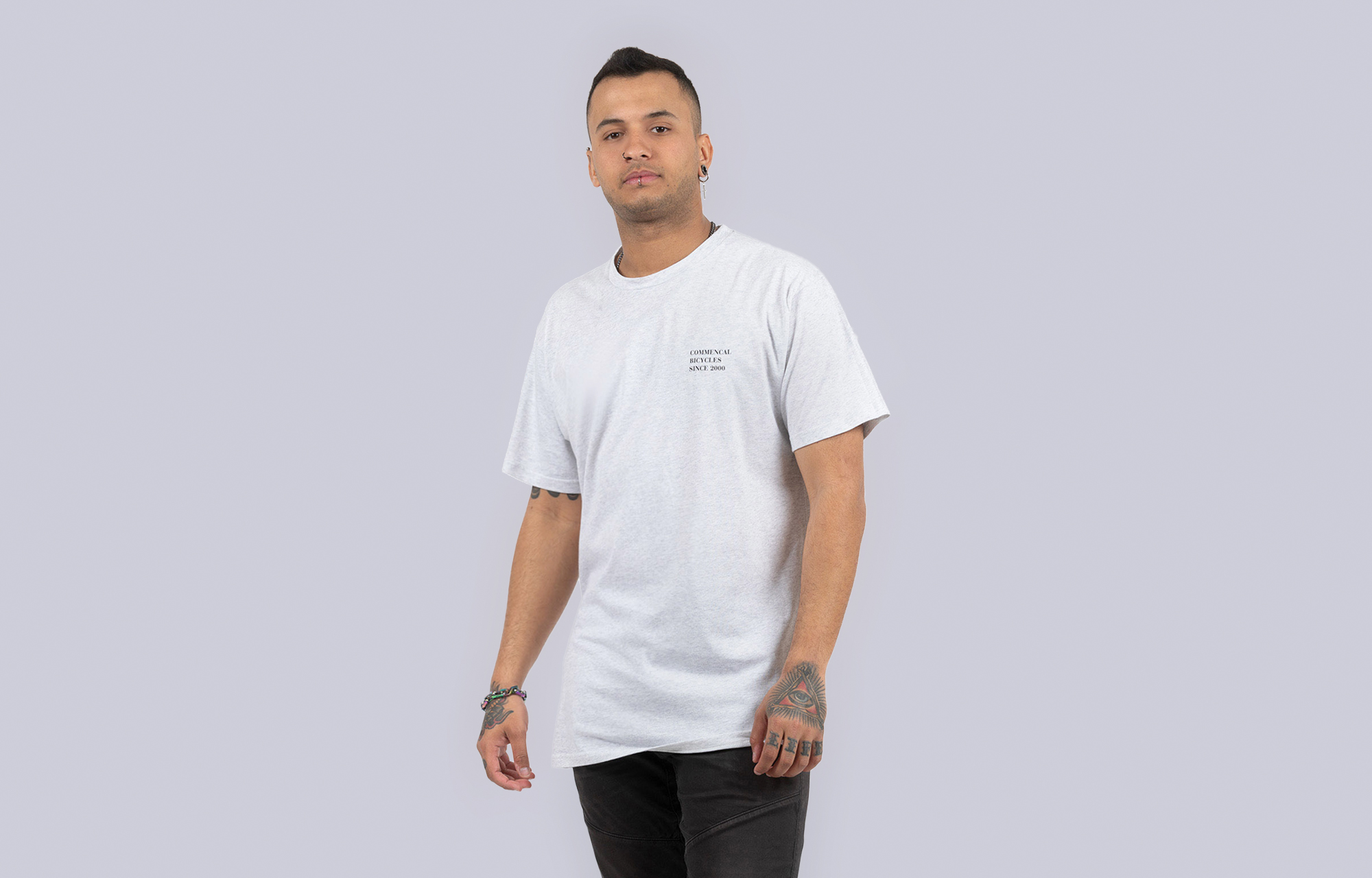 CAMISETA COMMENCAL BICYCLE GREY image number 0