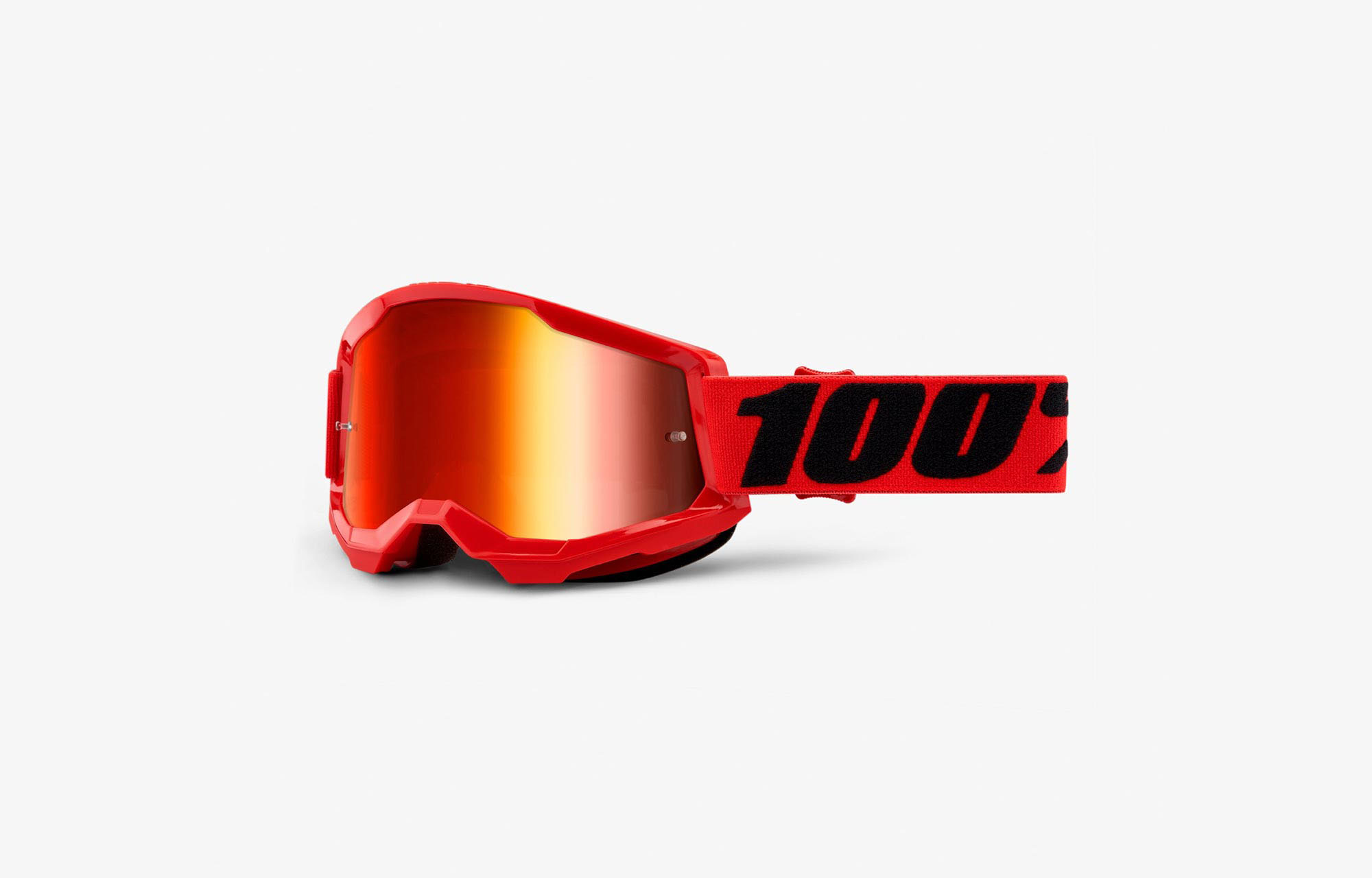 100% STRATA GOGGLES RED - RED MIRROR LENS image number 0