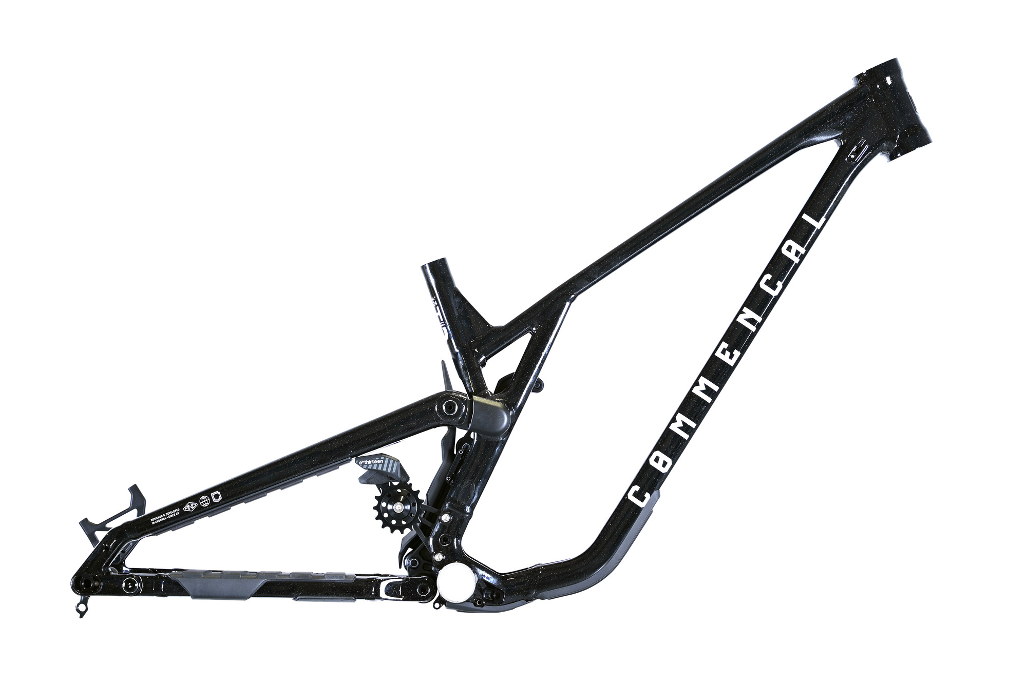 FRAME COMMENCAL SUPREME DH V5 TEAM GLITTERY BLACK image number null